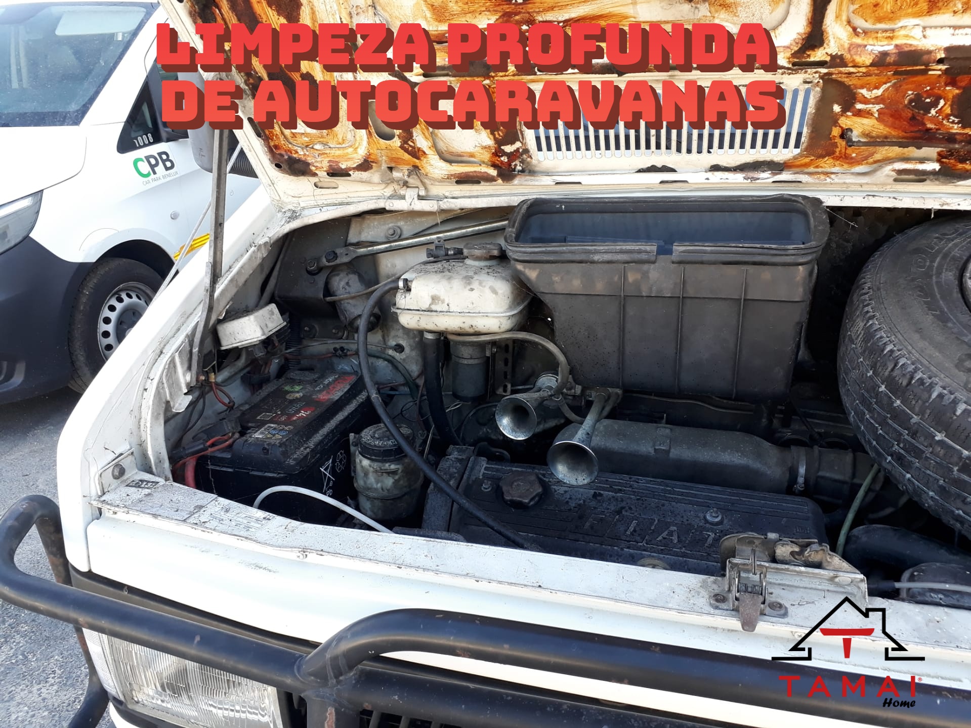 limpeza de autocaravanas antigas
