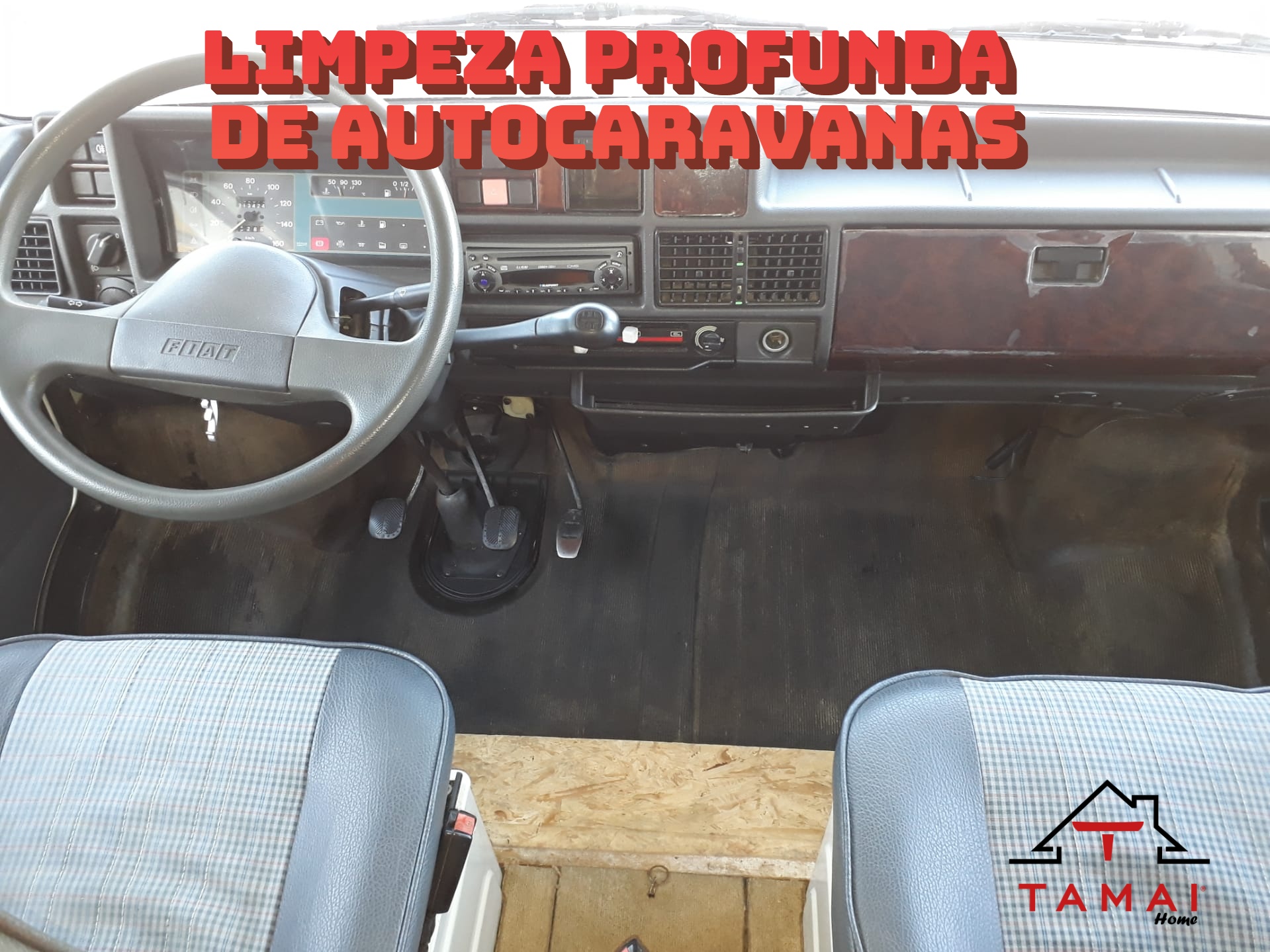 limpeza de autocaravanas antigas