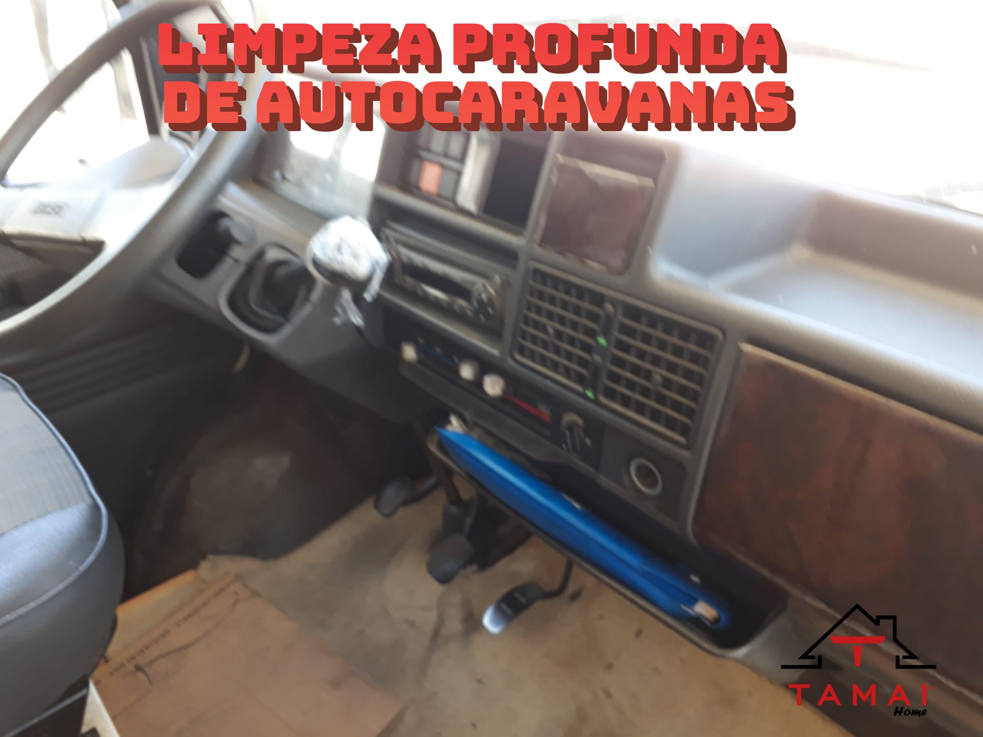 limpeza de autocaravanas antigas