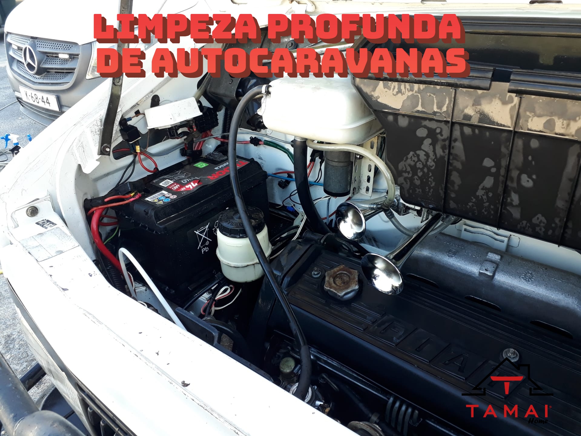 limpeza de autocaravanas antigas