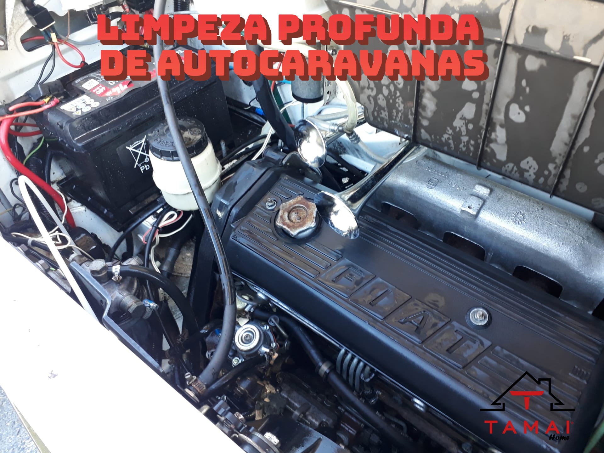 limpeza de autocaravanas antigas