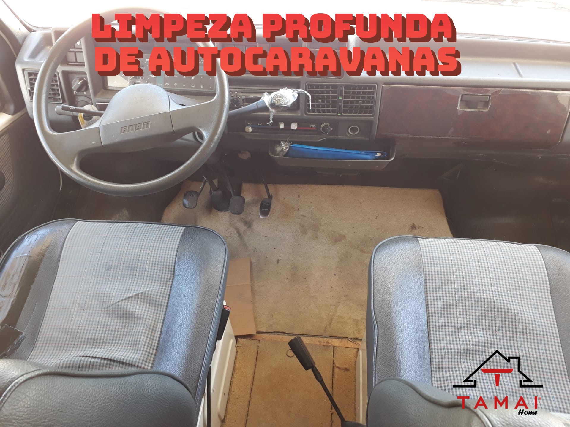 limpeza de autocaravanas antigas