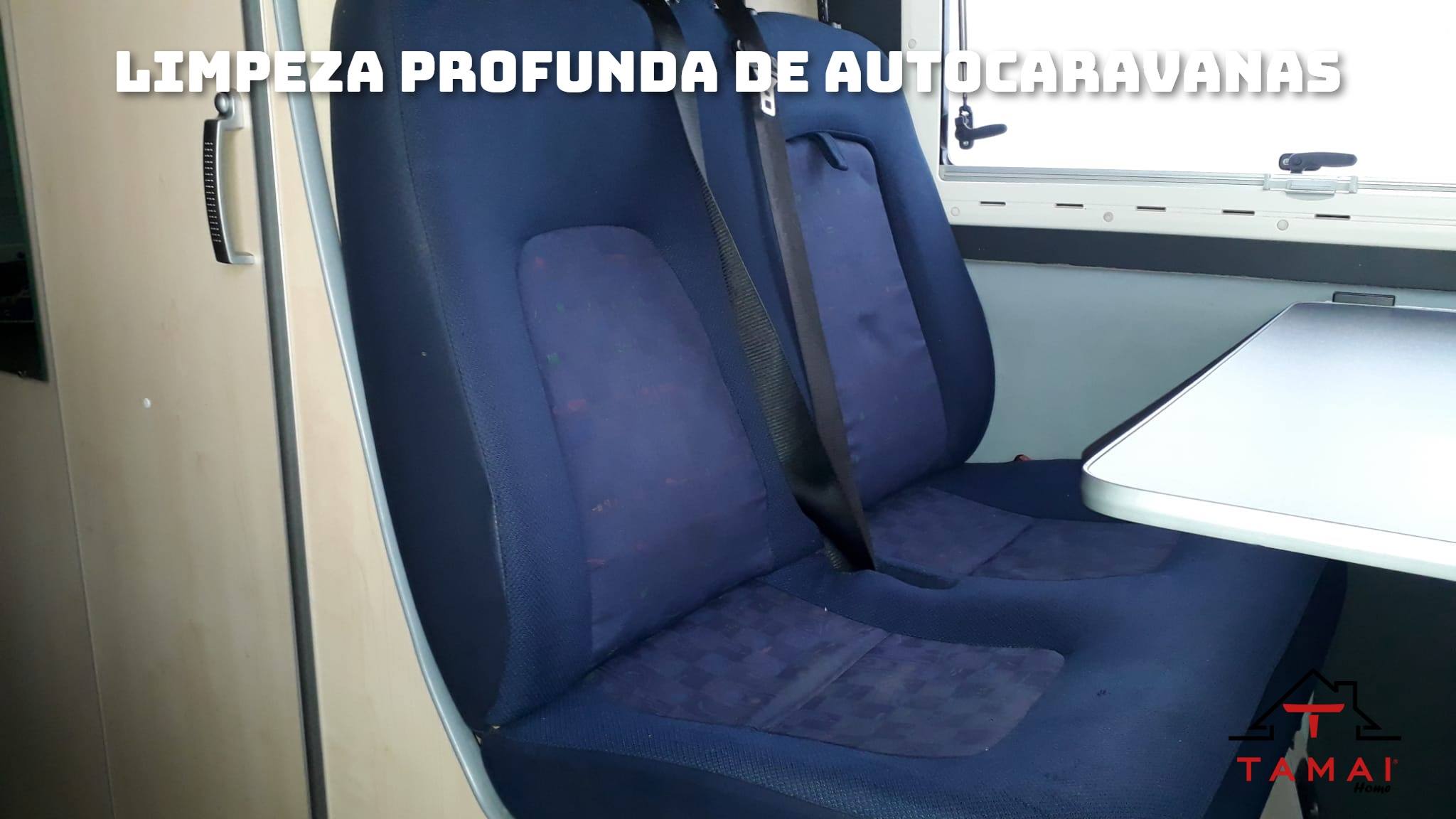 limpeza profunda de autocaravanas