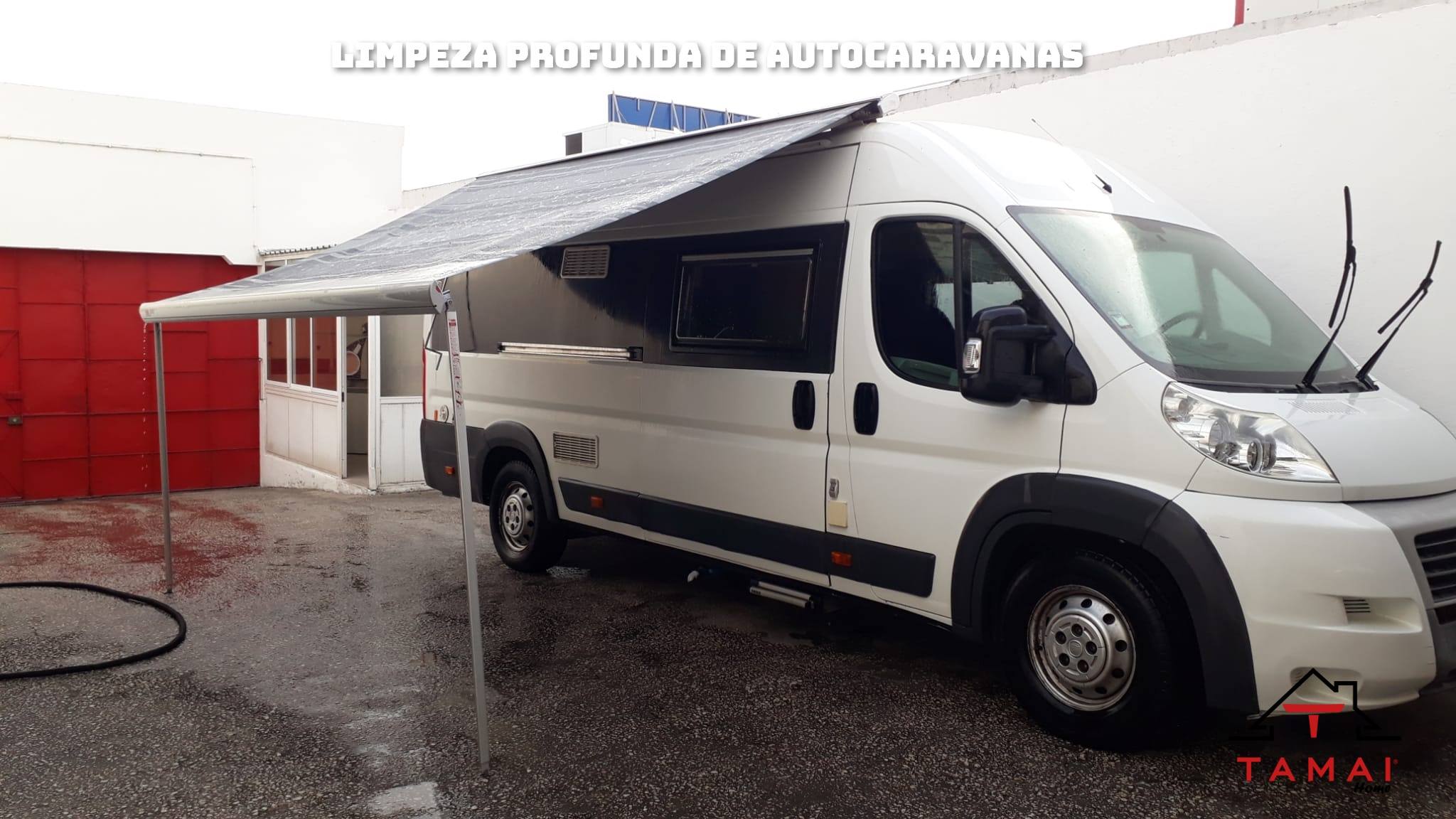 limpeza profunda de autocaravanas