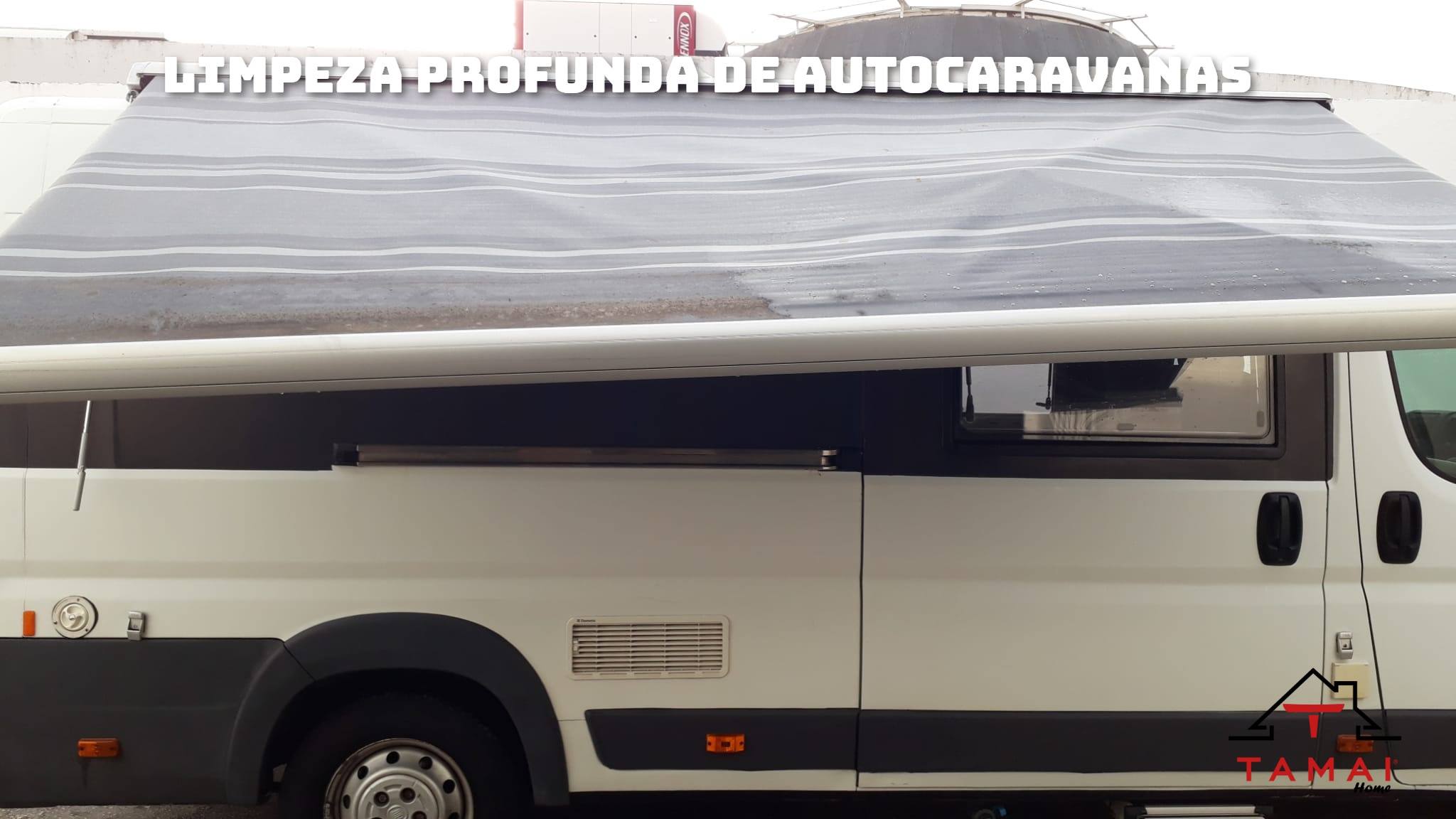 limpeza profunda de autocaravanas