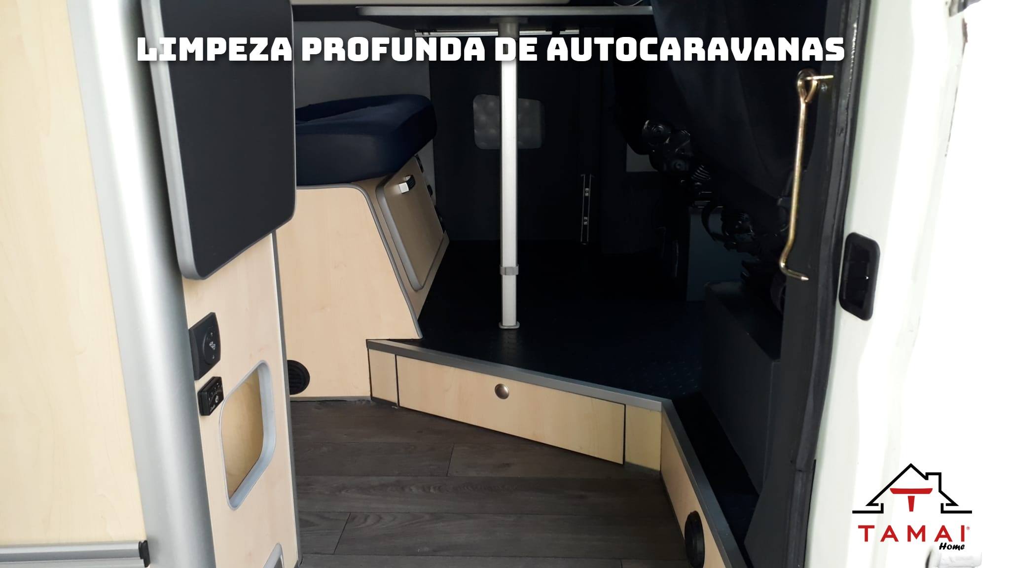 limpeza profunda de autocaravanas