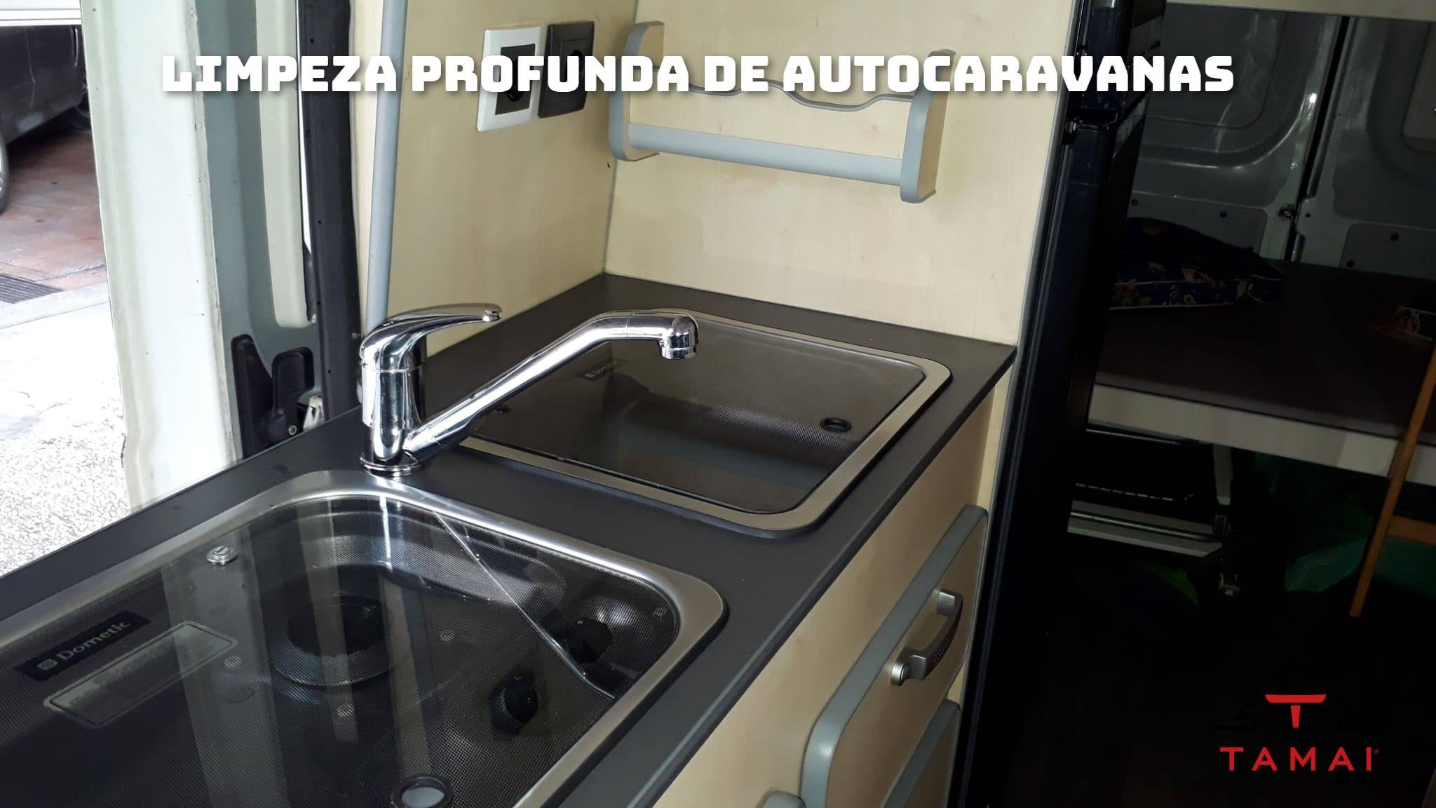 limpeza profunda de autocaravanas