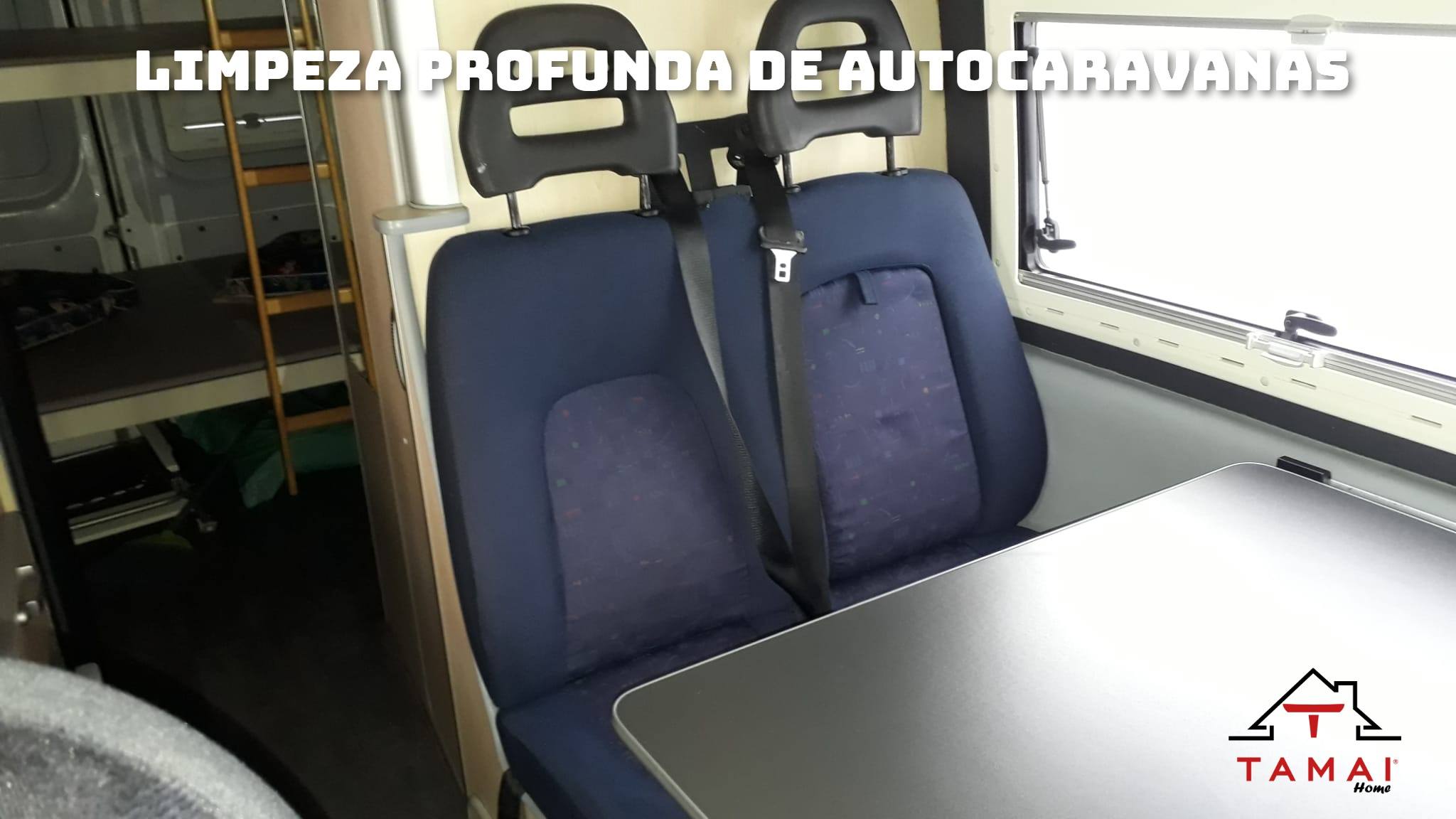 limpeza profunda de autocaravanas