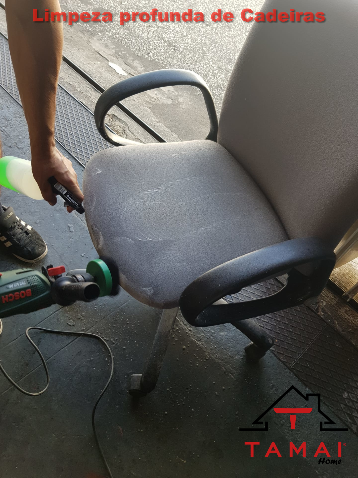 Limpeza de cadeiras