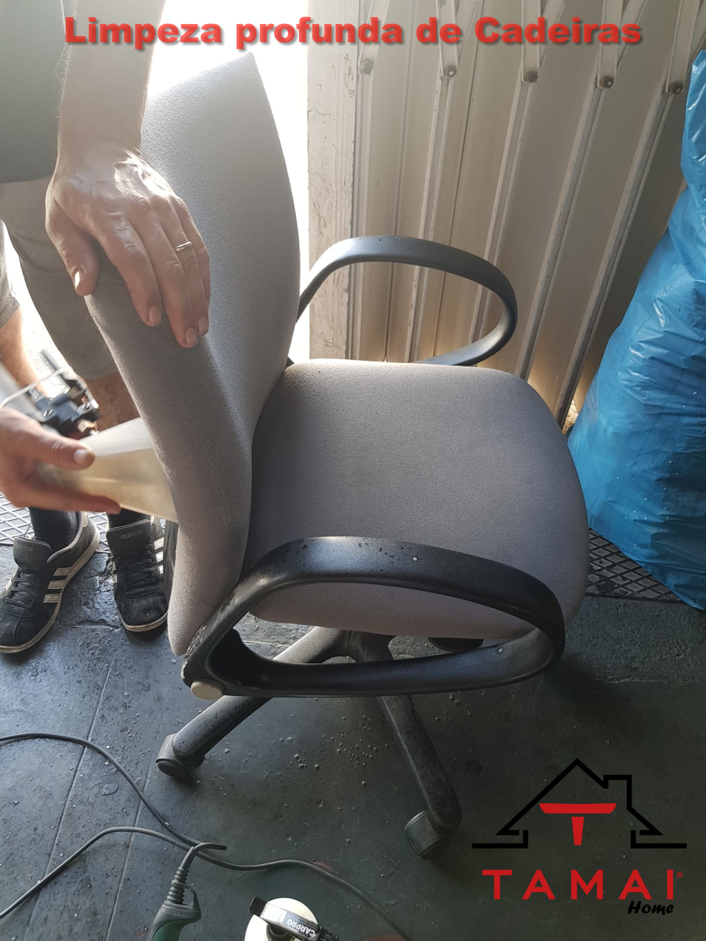 Limpeza de cadeiras
