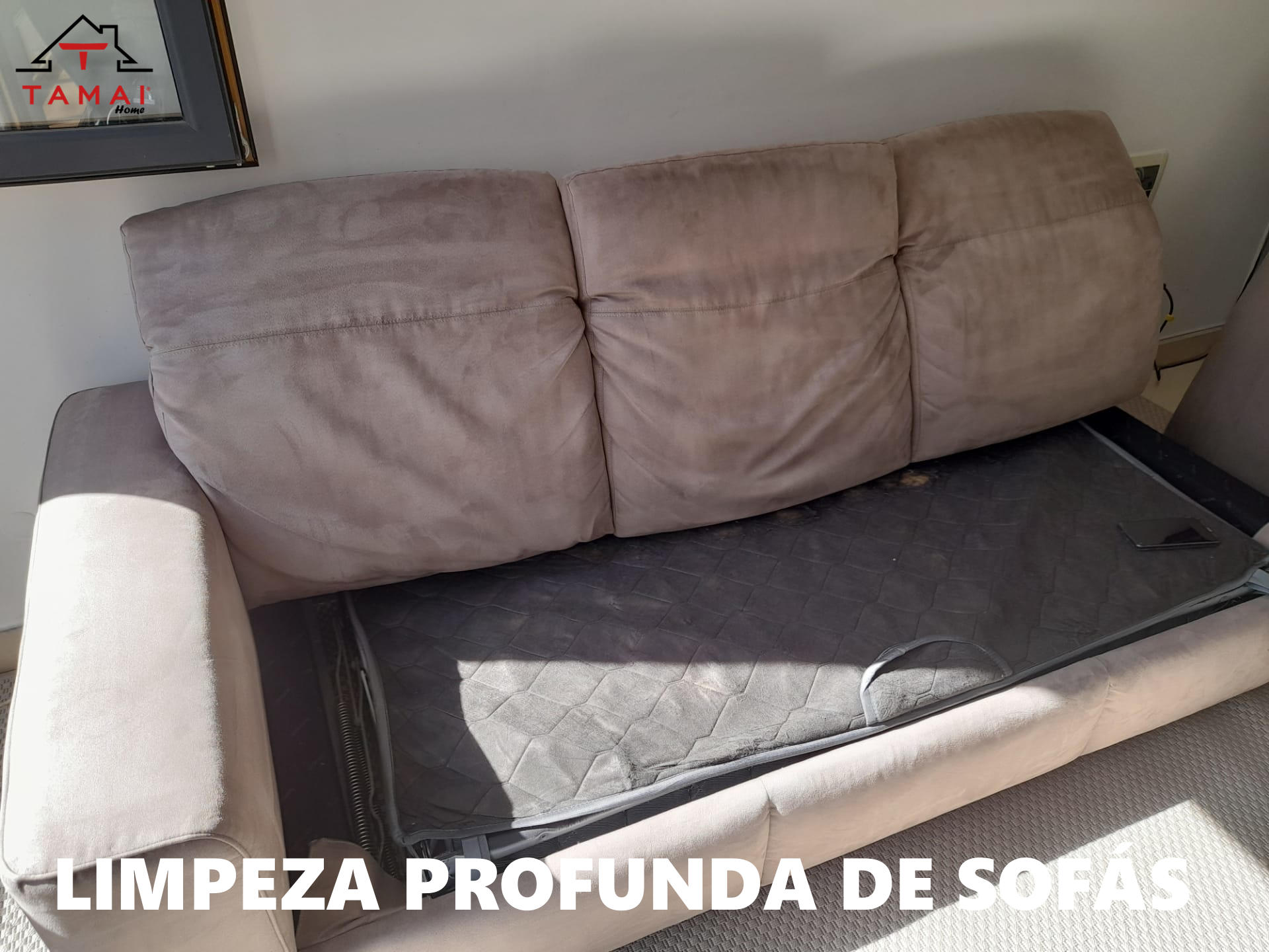 Limpeza profunda de Sofás
