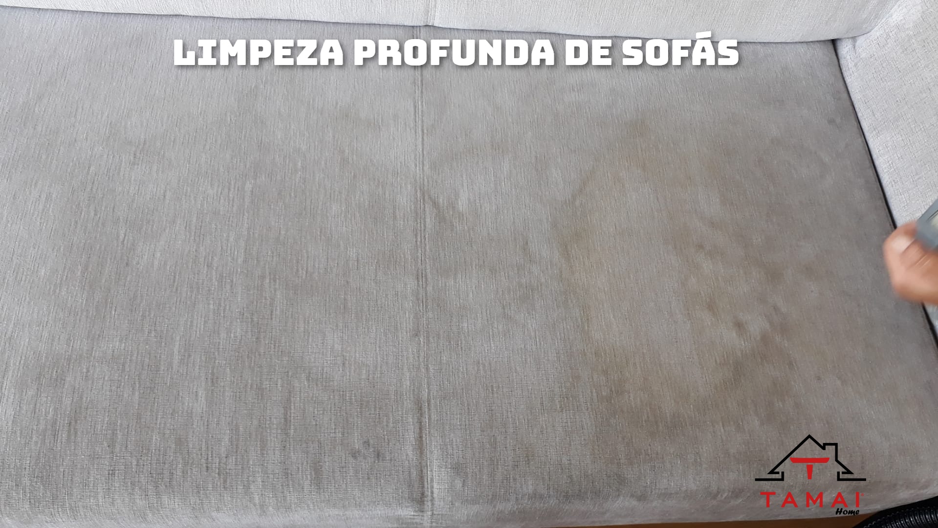 Limpeza profunda de sofás