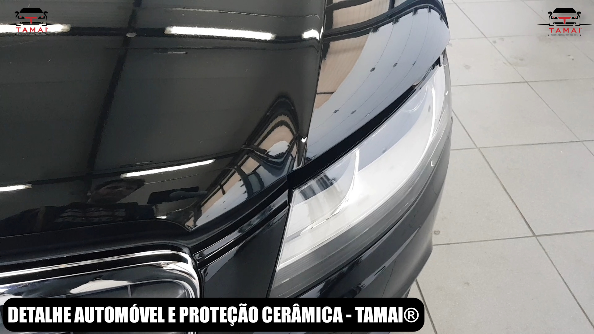 Detalhe automóvel e Proteção Cerâmica