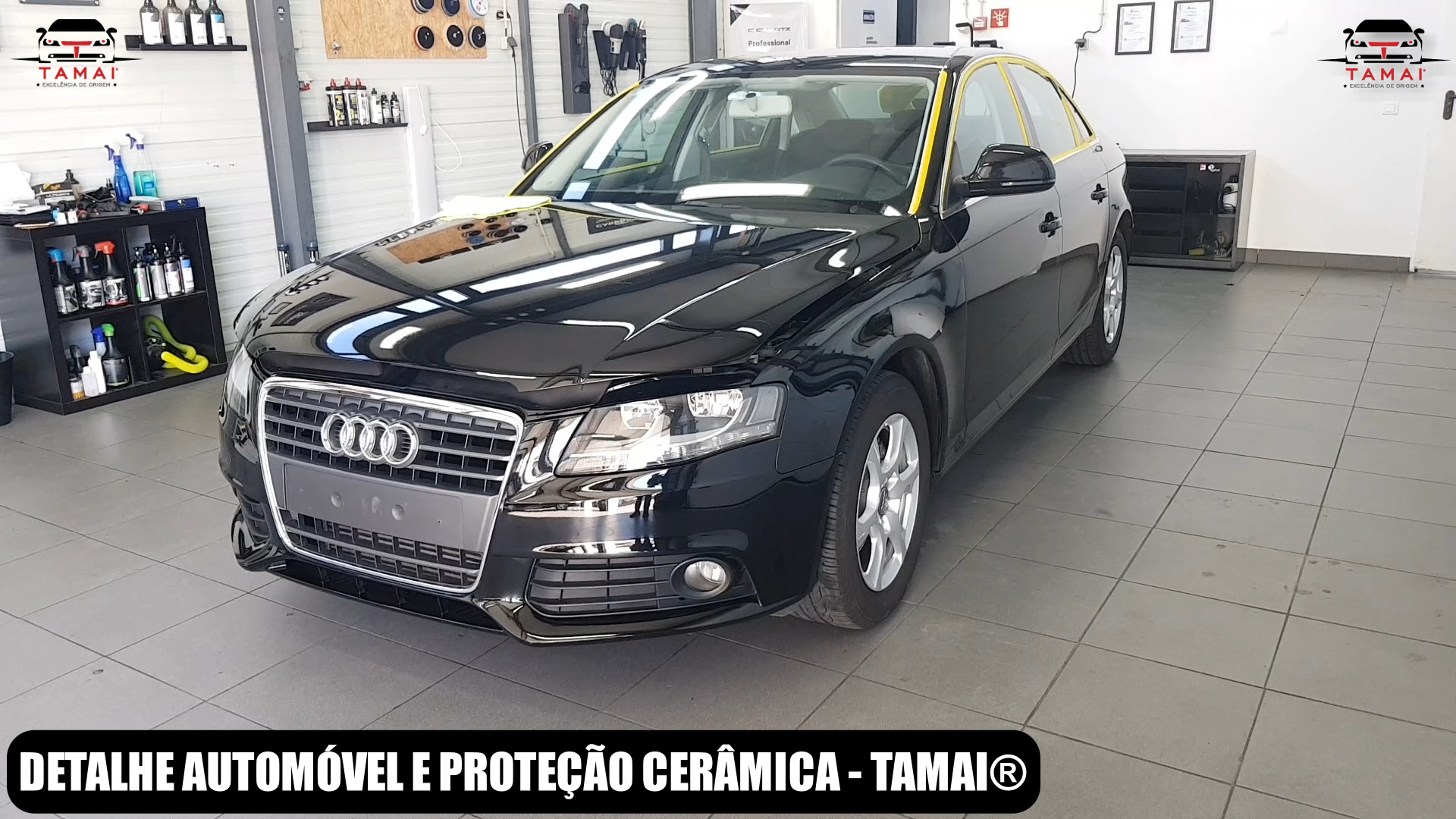 Detalhe automóvel e Proteção Cerâmica