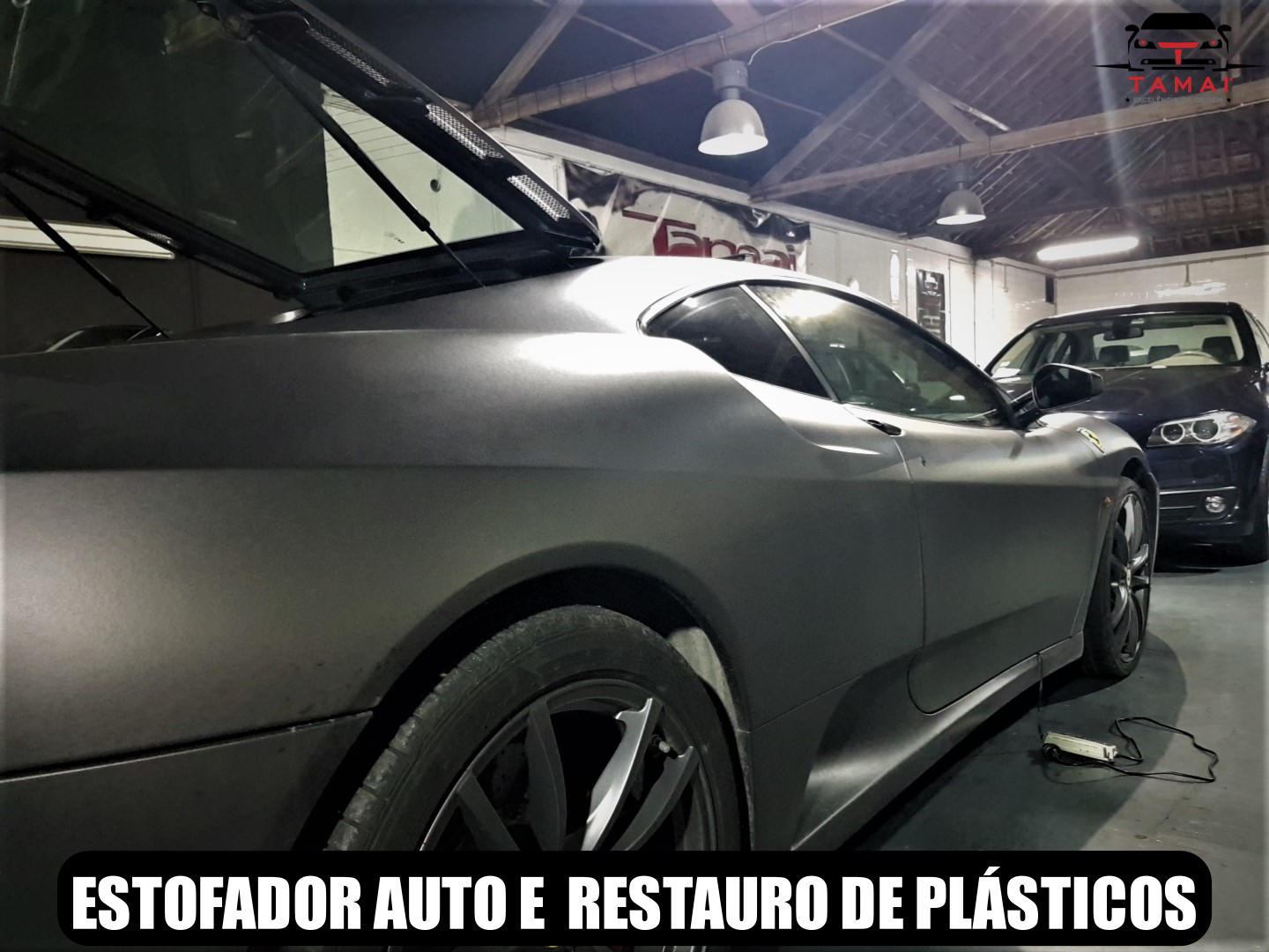 Ferrari - estofador e restauro de plásticos