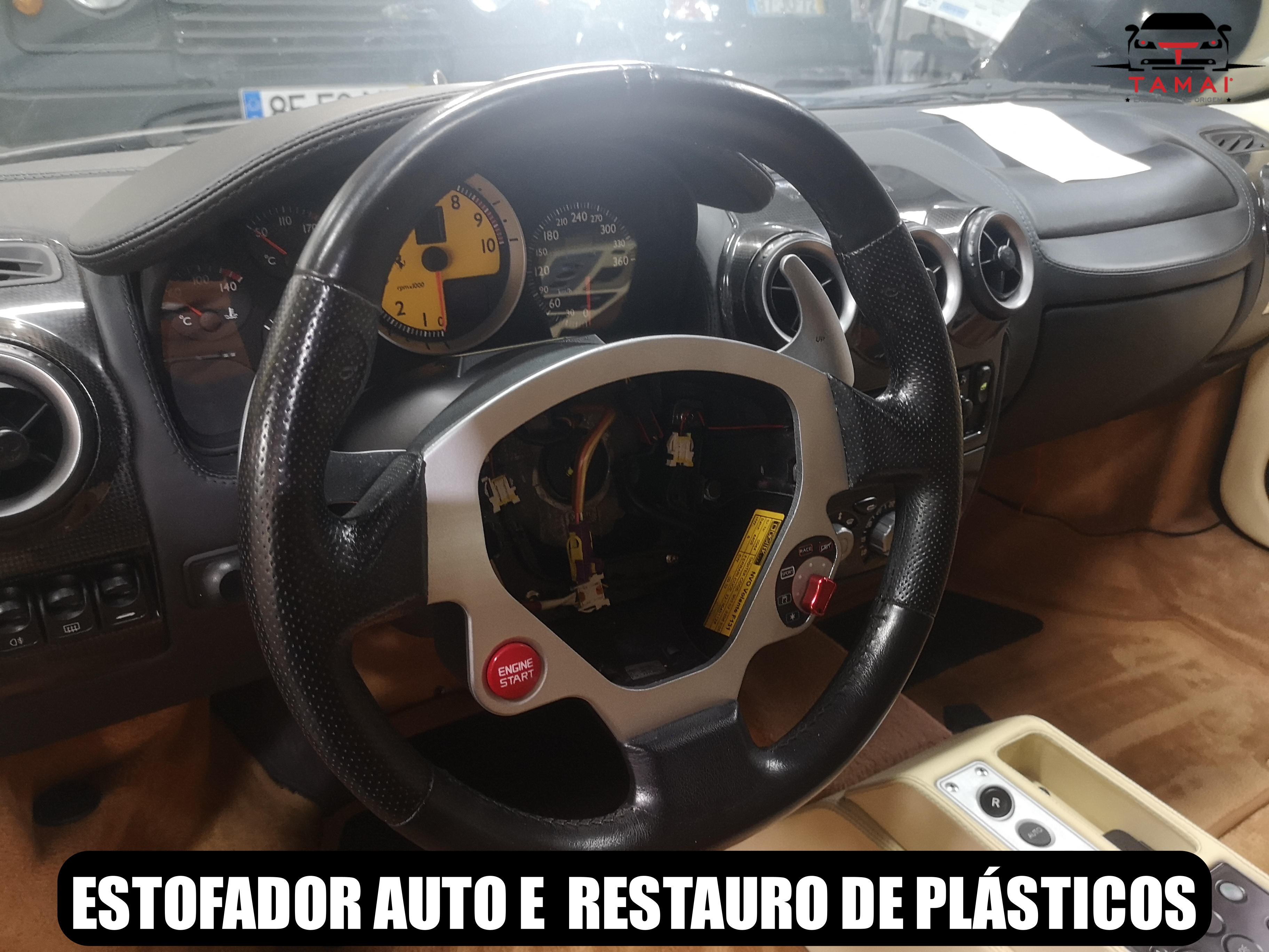 Ferrari - estofador e restauro de plásticos