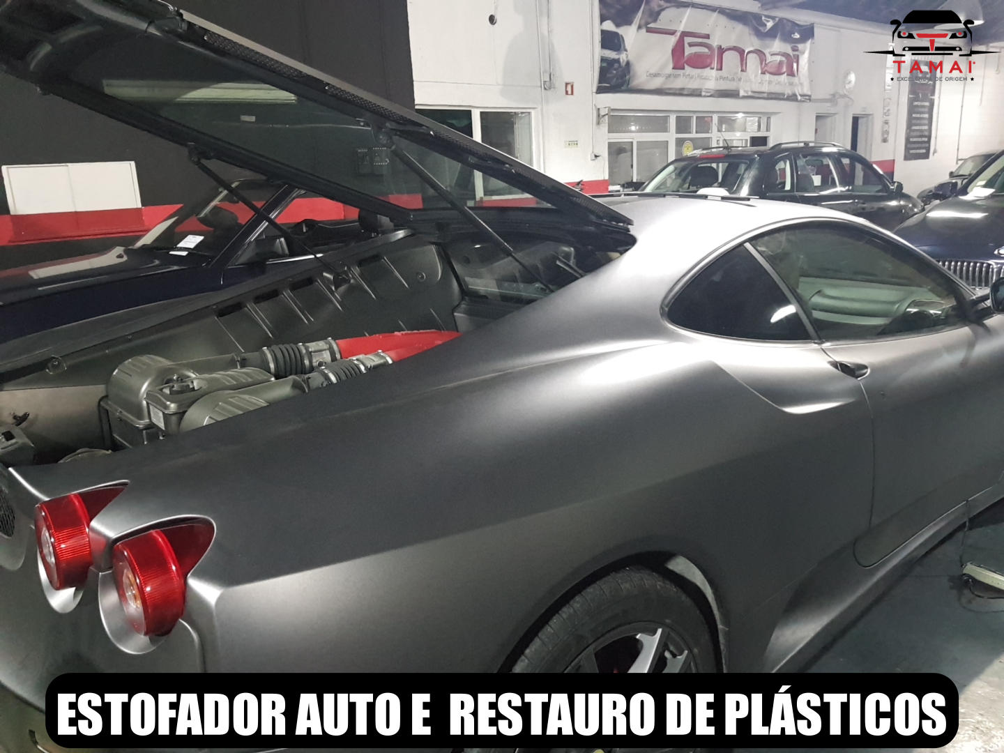 Ferrari - estofador e restauro de plásticos