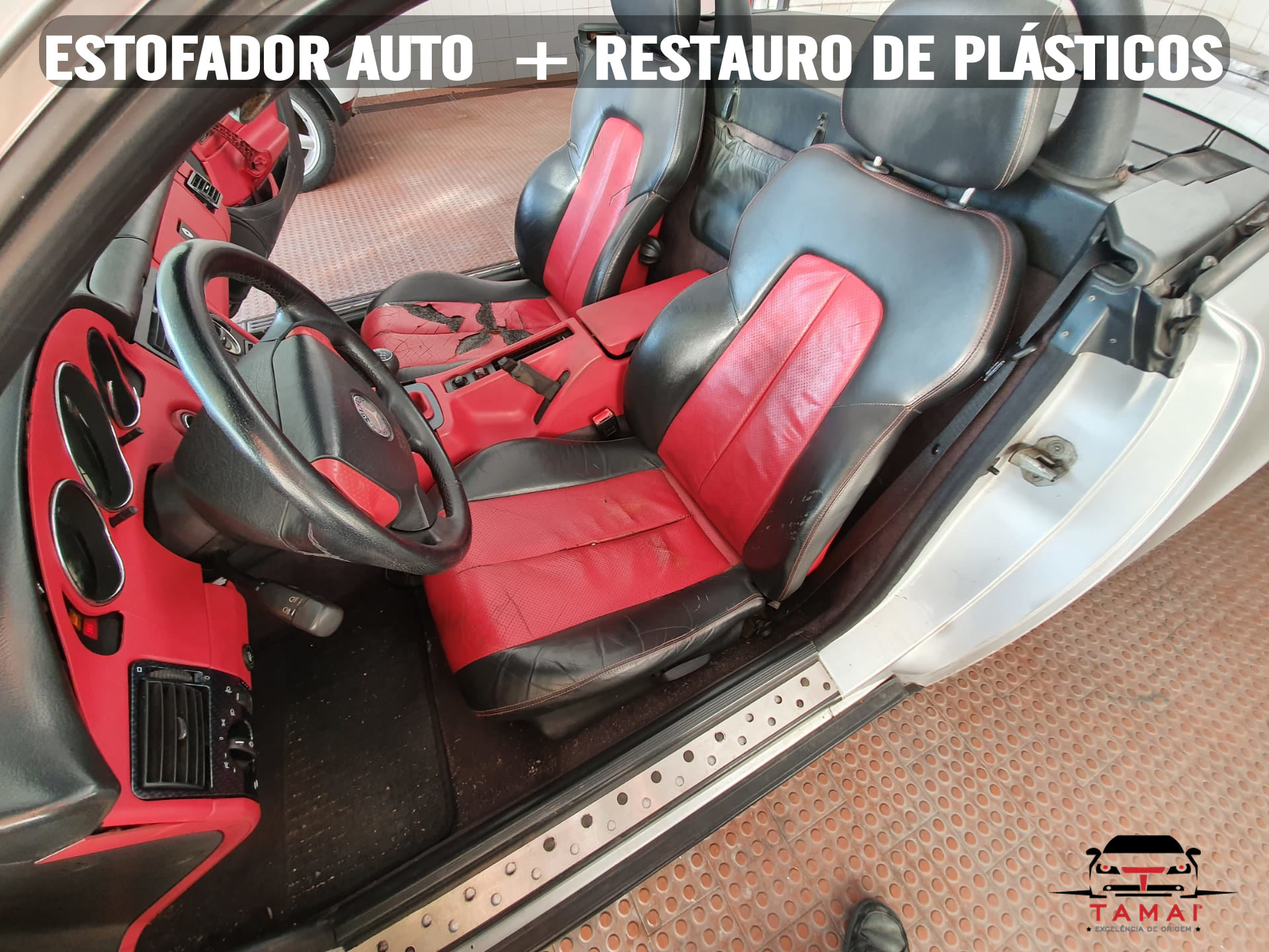 Estofador Auto e restauro de plásticos SLK