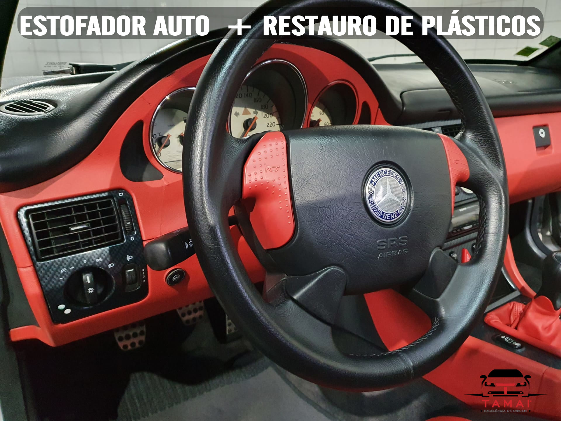 Estofador Auto e restauro de plásticos SLK