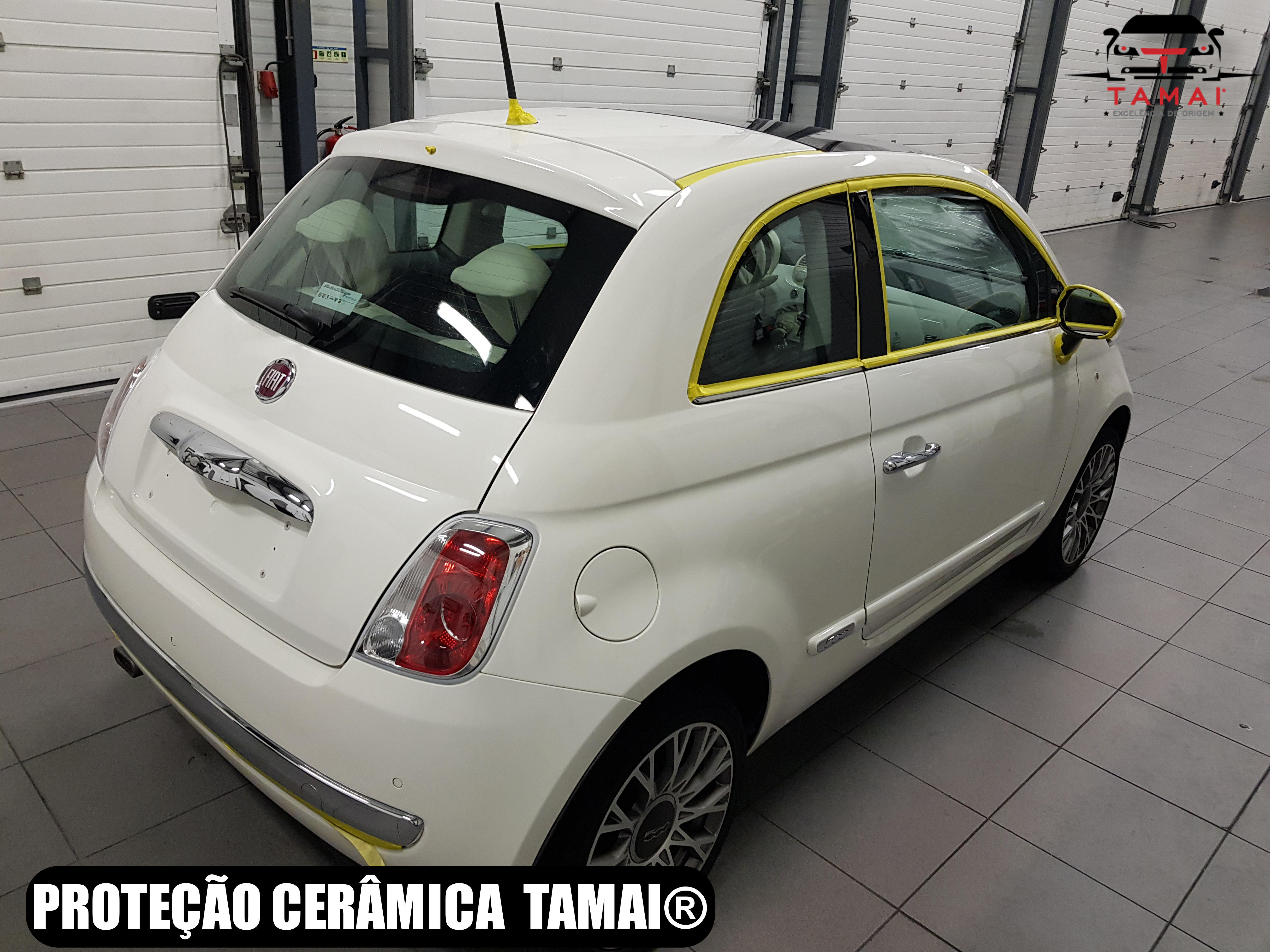 Proteção Cerâmica Fiat 500