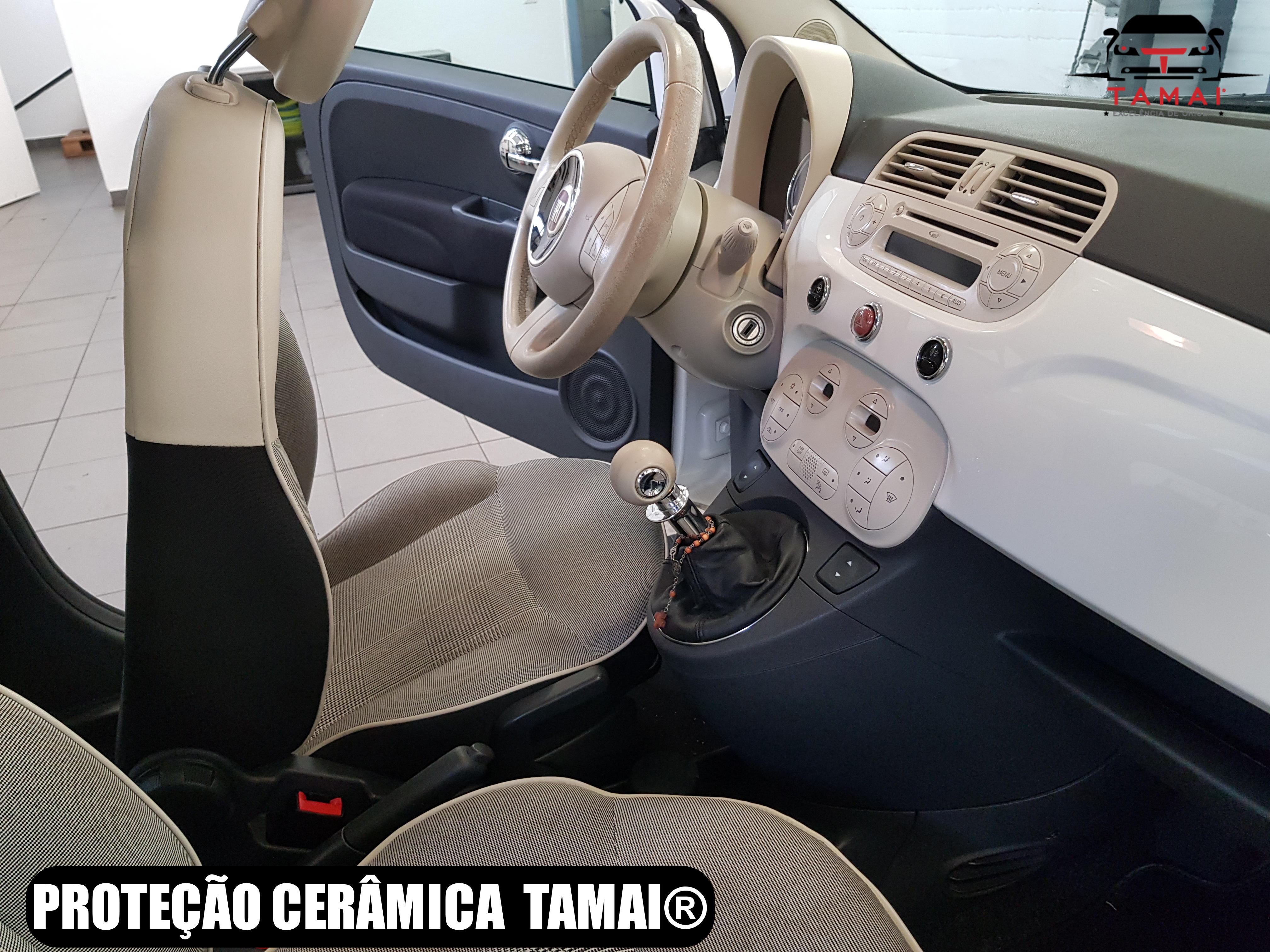 Proteção Cerâmica Fiat 500