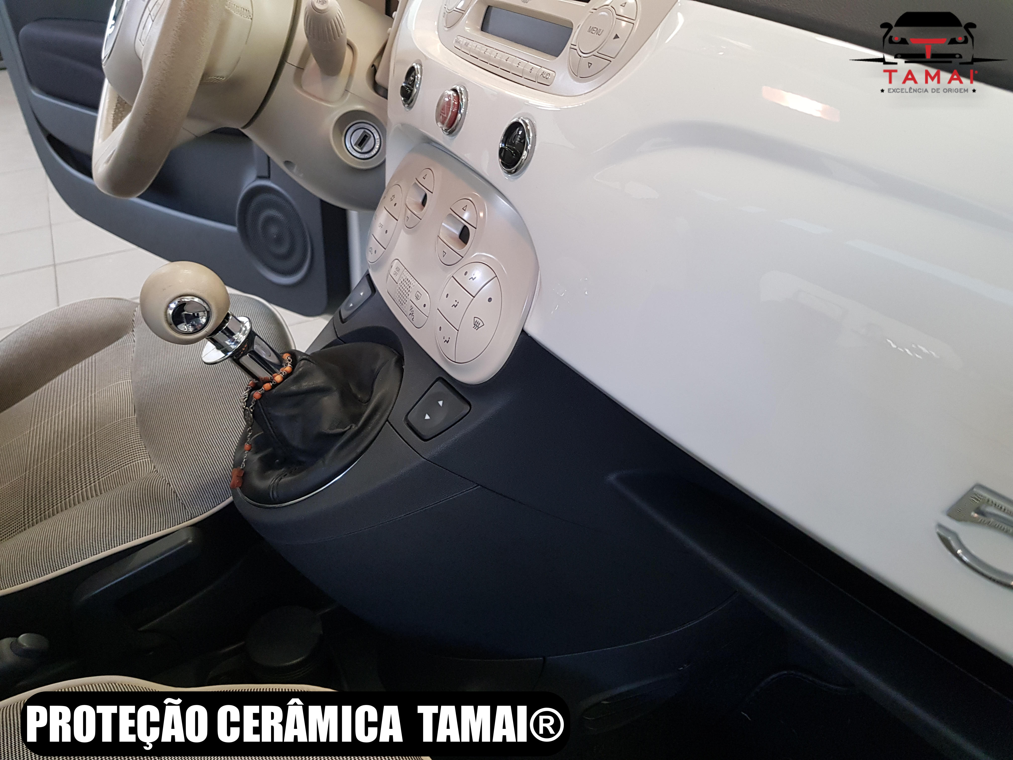 Proteção Cerâmica Fiat 500