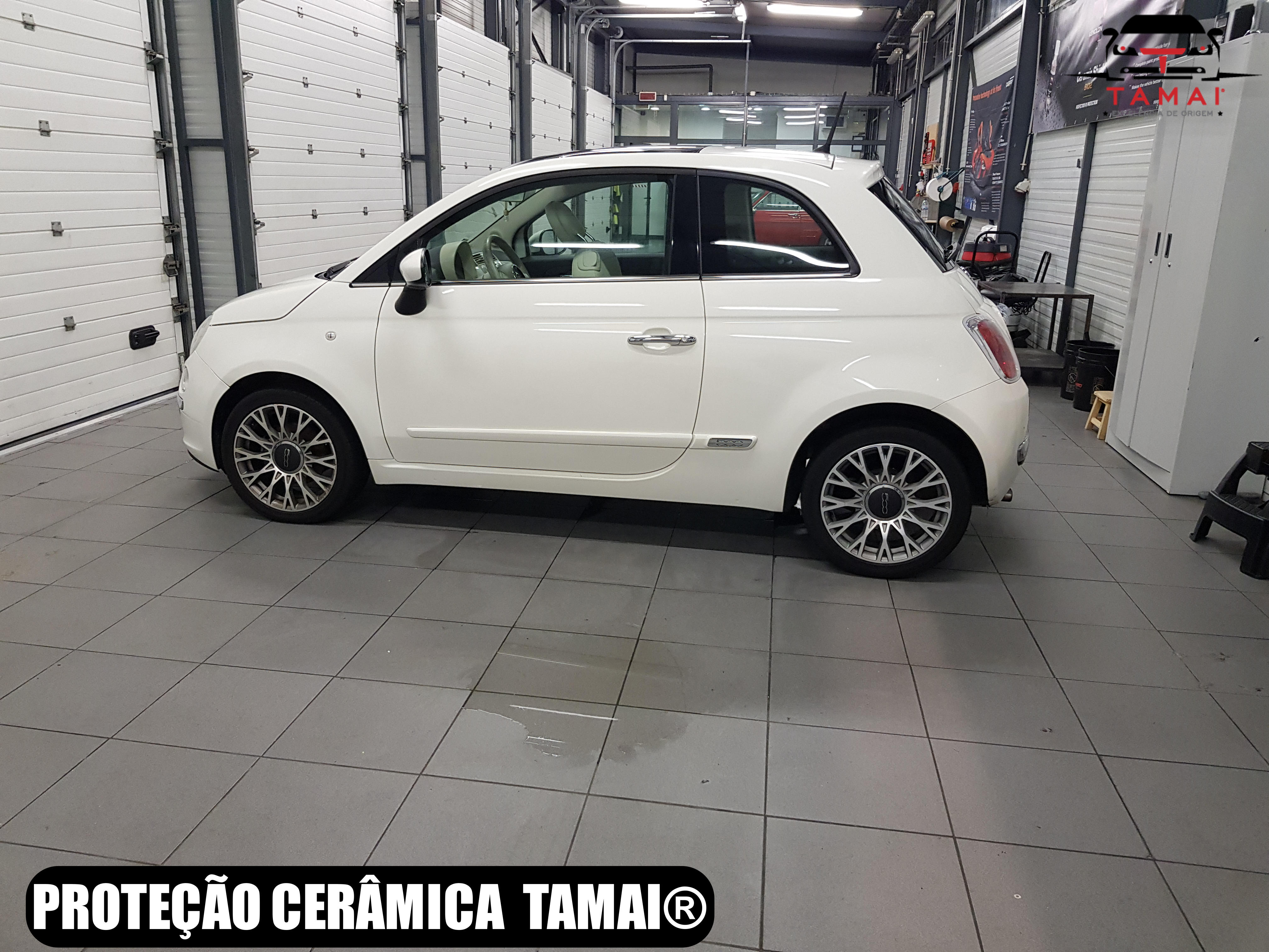 Proteção Cerâmica Fiat 500