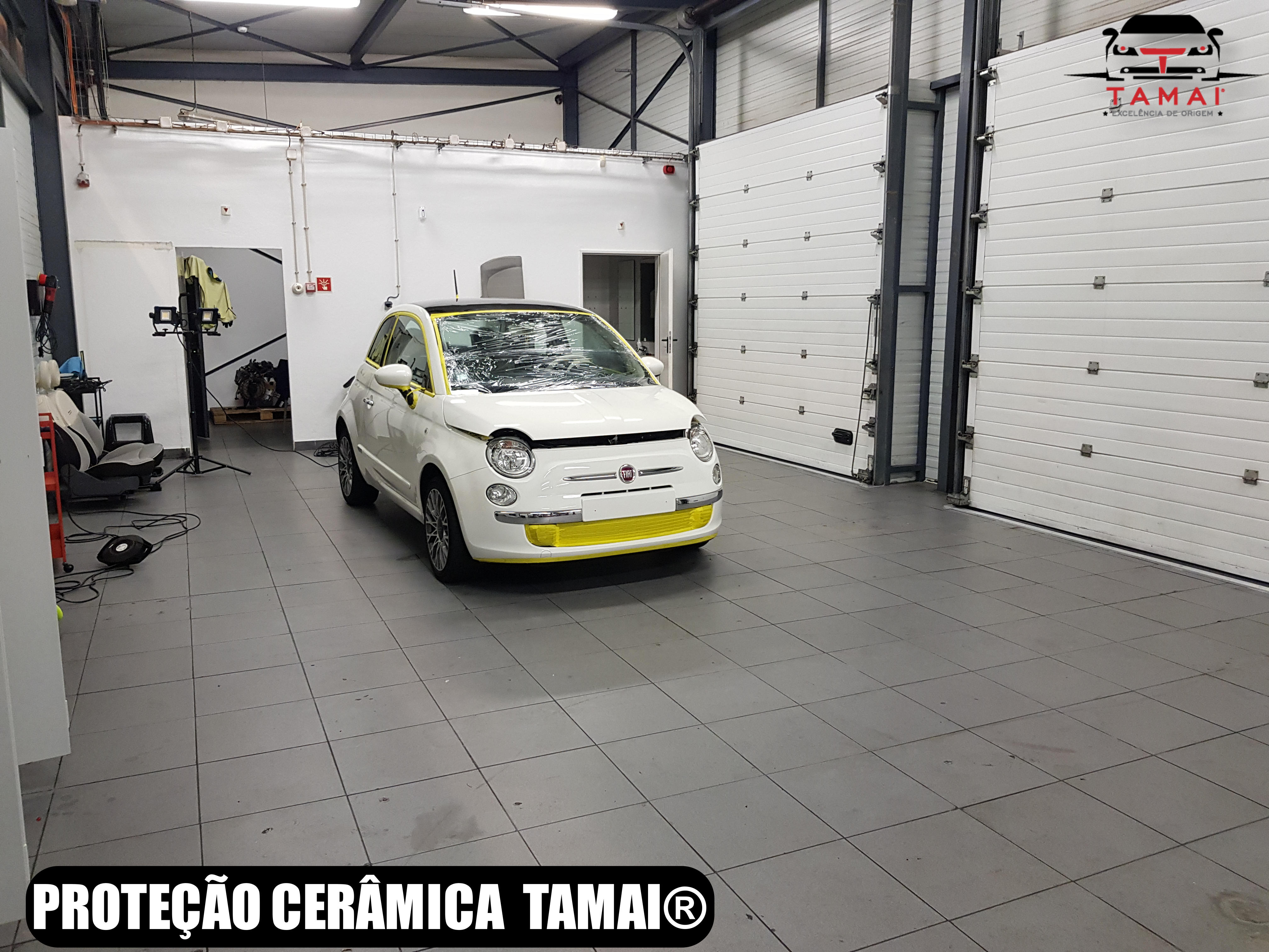 Proteção Cerâmica Fiat 500