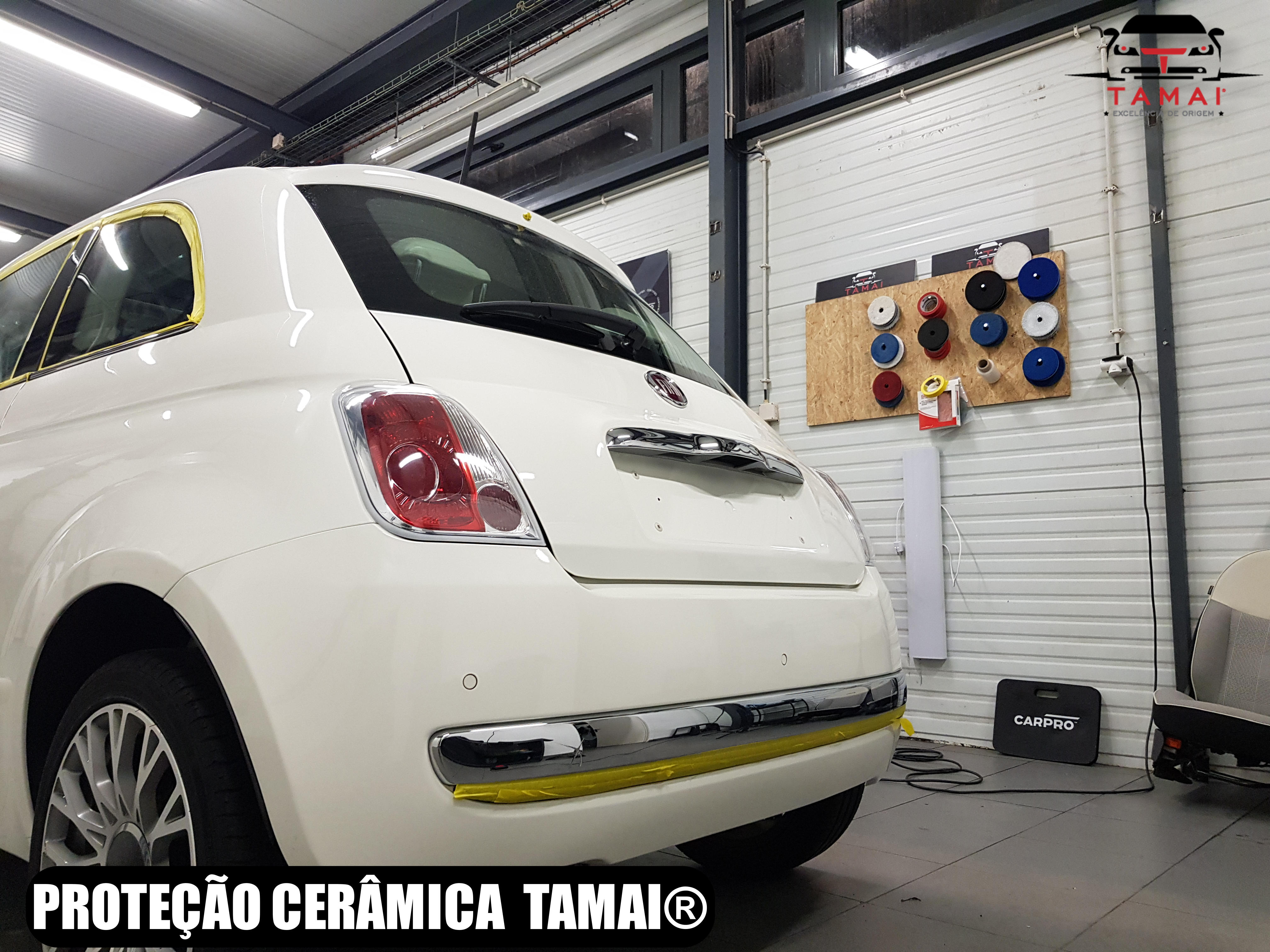 Proteção Cerâmica Fiat 500