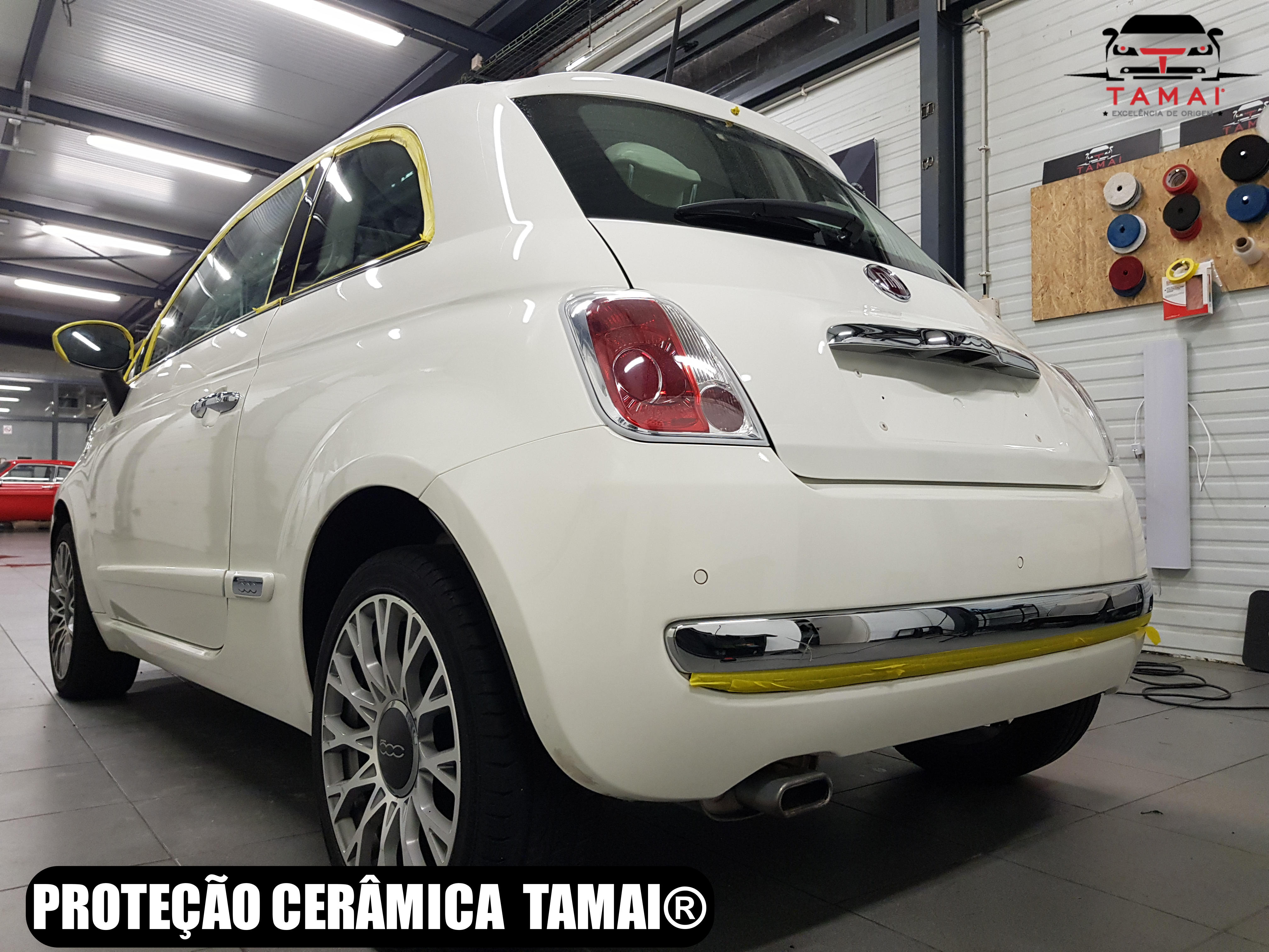 Proteção Cerâmica Fiat 500