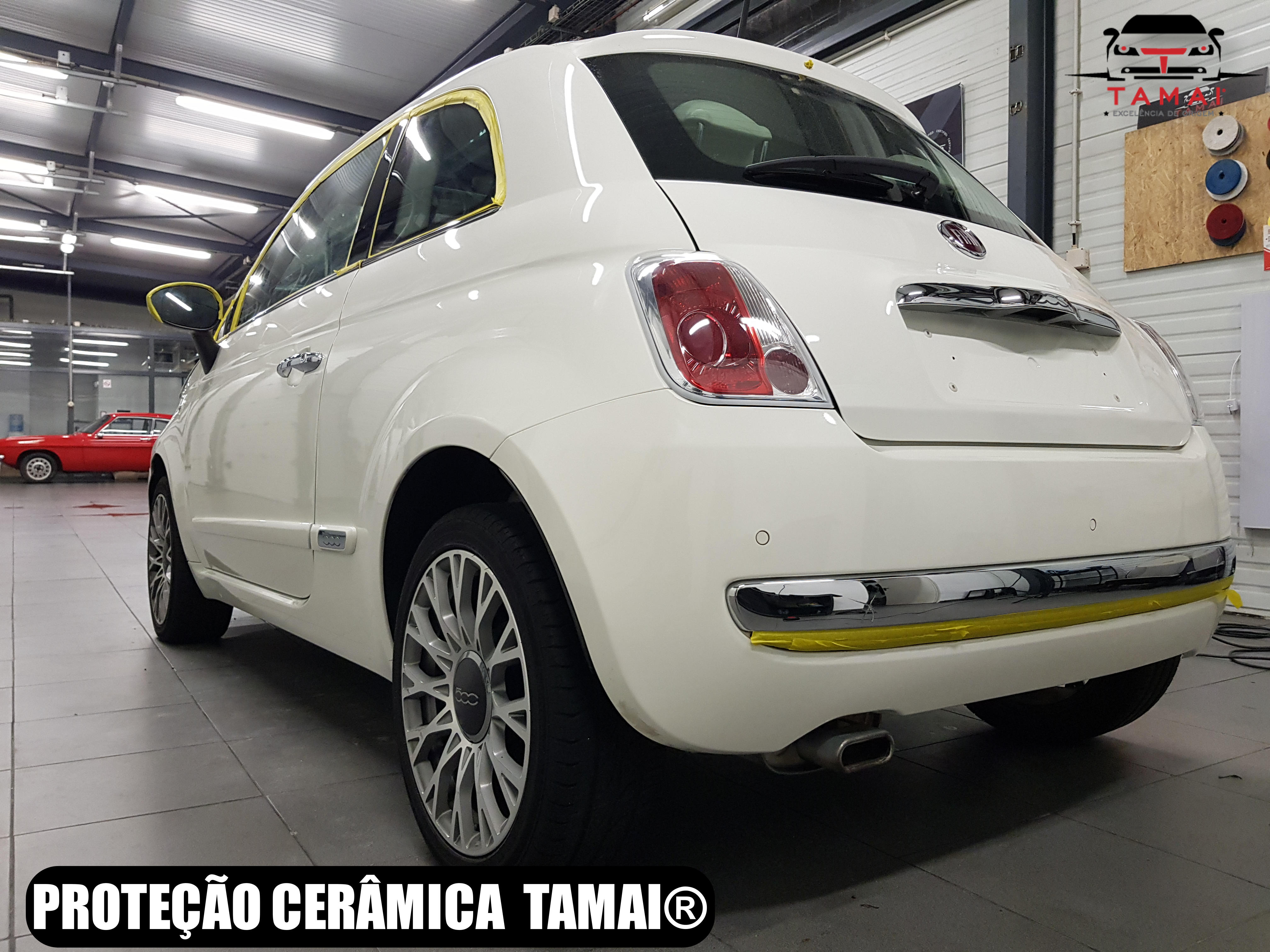 Proteção Cerâmica Fiat 500