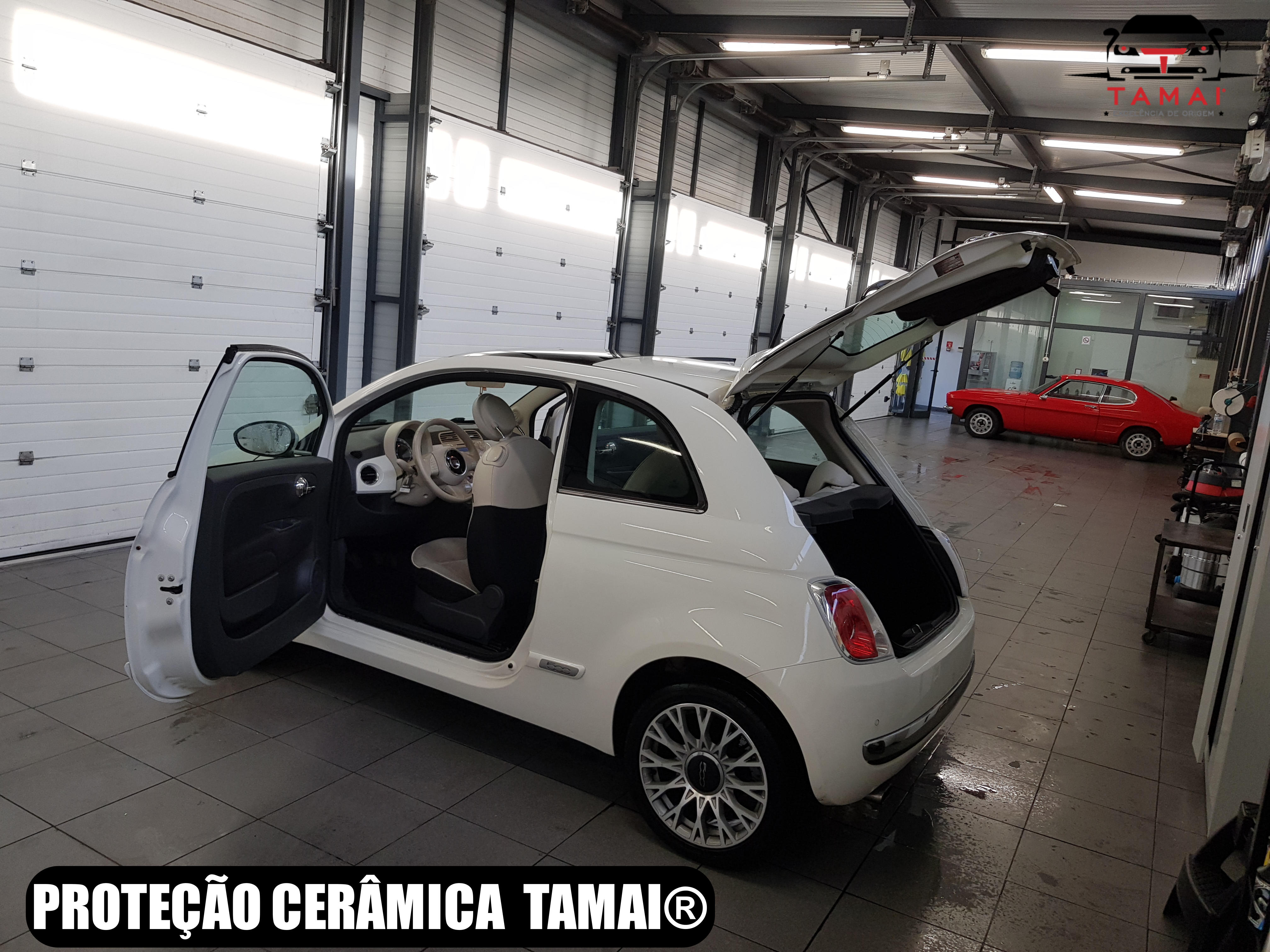 Proteção Cerâmica Fiat 500