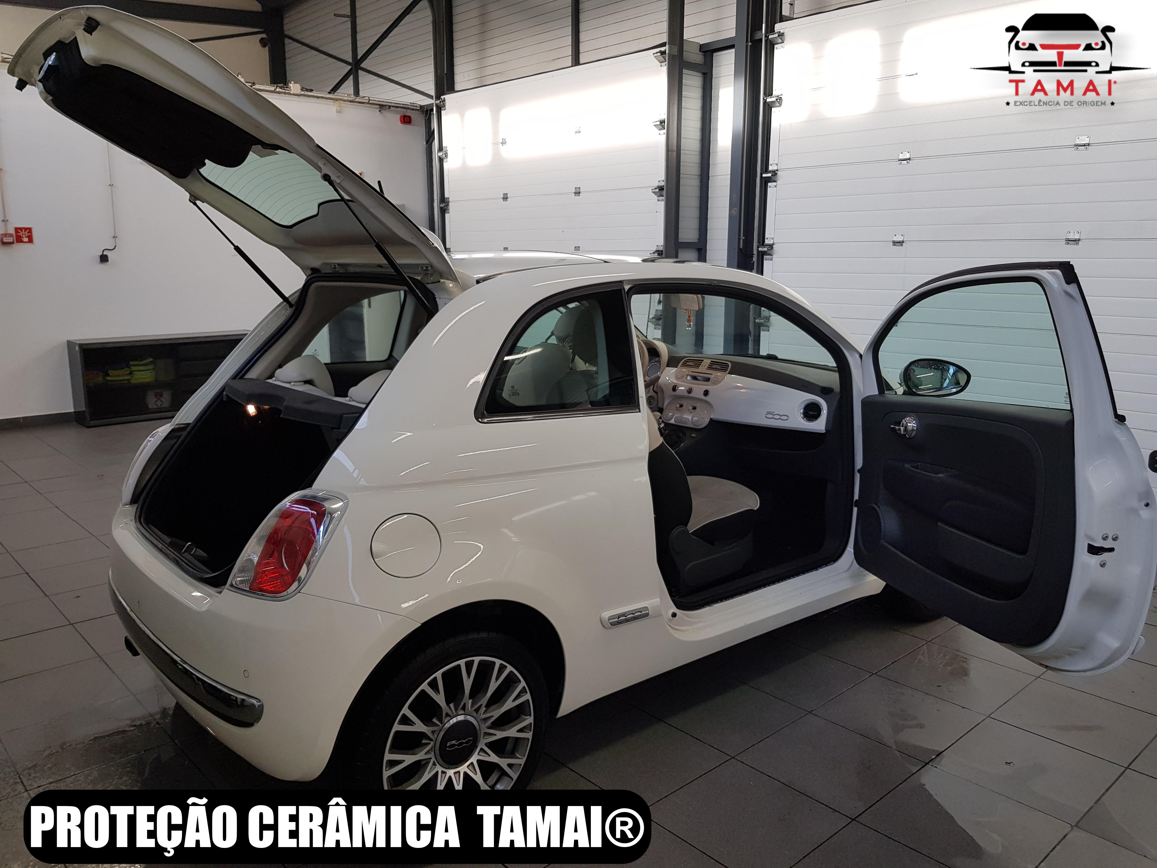 Proteção Cerâmica Fiat 500