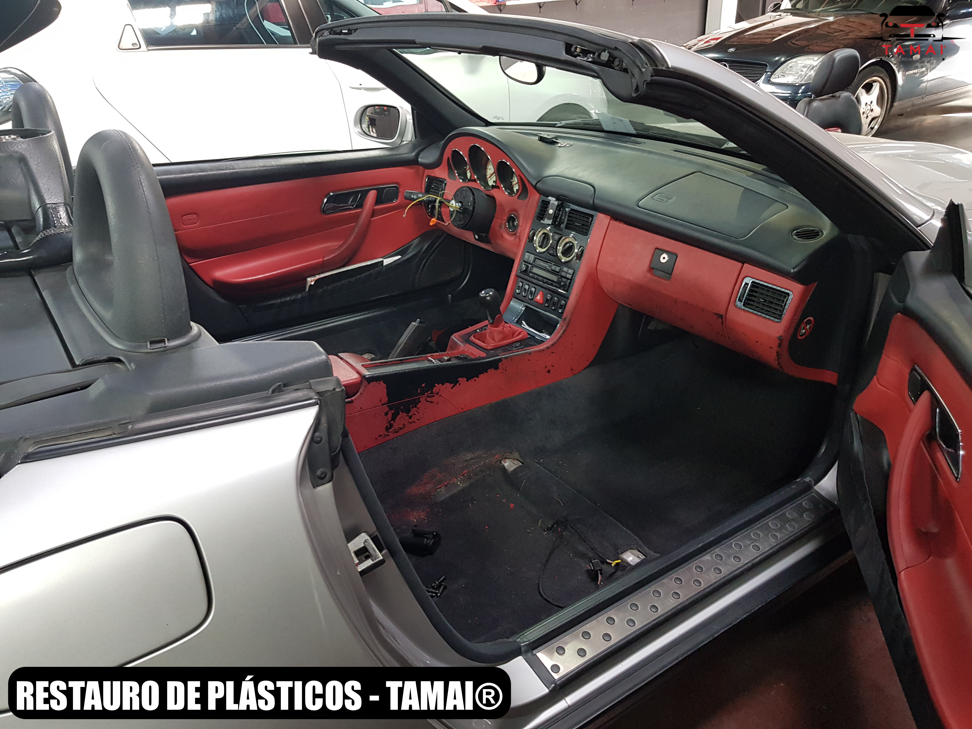 restauro de plásticos Mercedes SLK