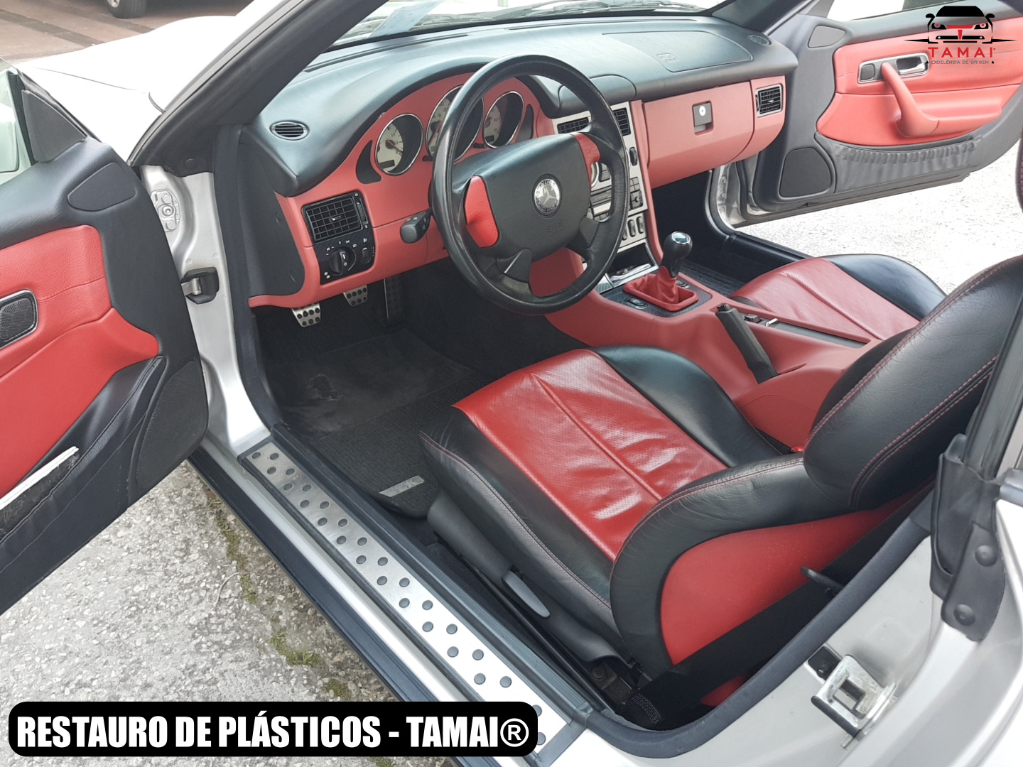 restauro de plásticos Mercedes SLK