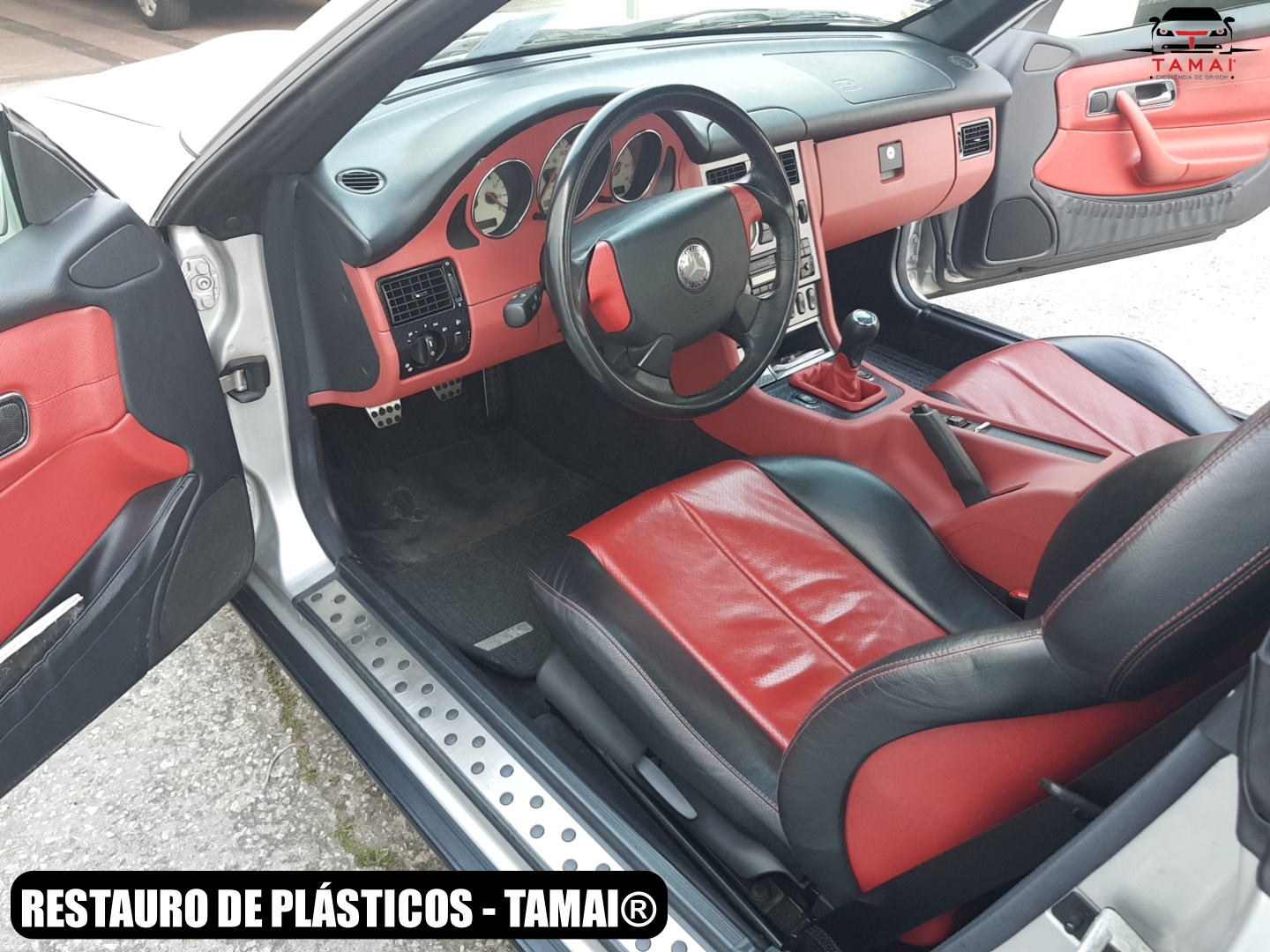 restauro de plásticos Mercedes SLK