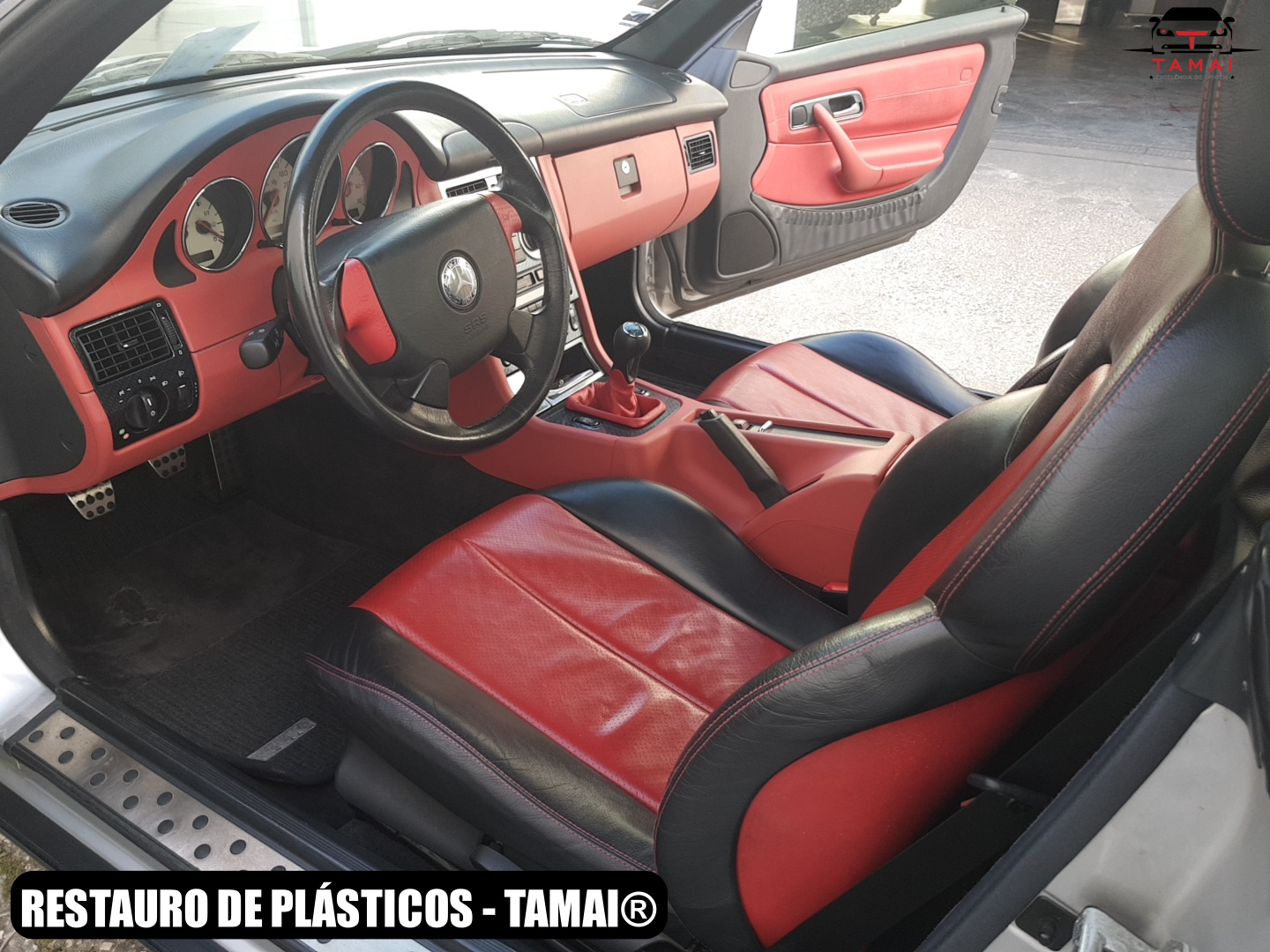 restauro de plásticos Mercedes SLK