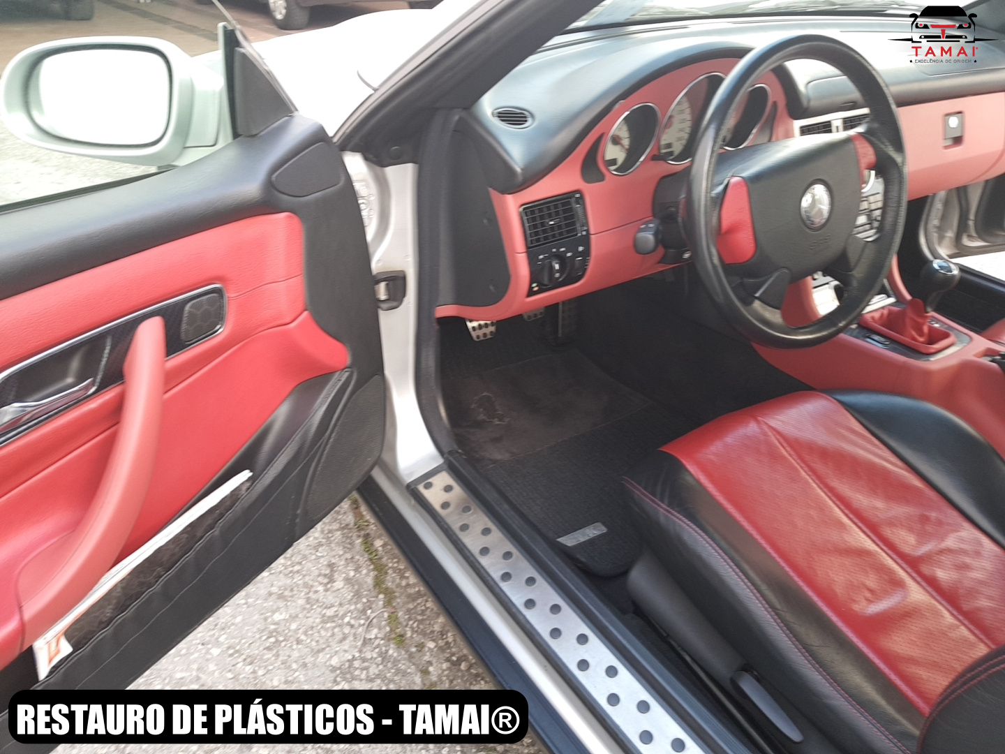 restauro de plásticos Mercedes SLK