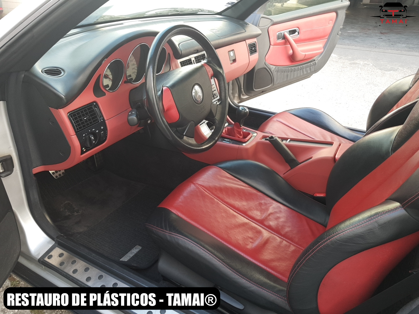 restauro de plásticos Mercedes SLK