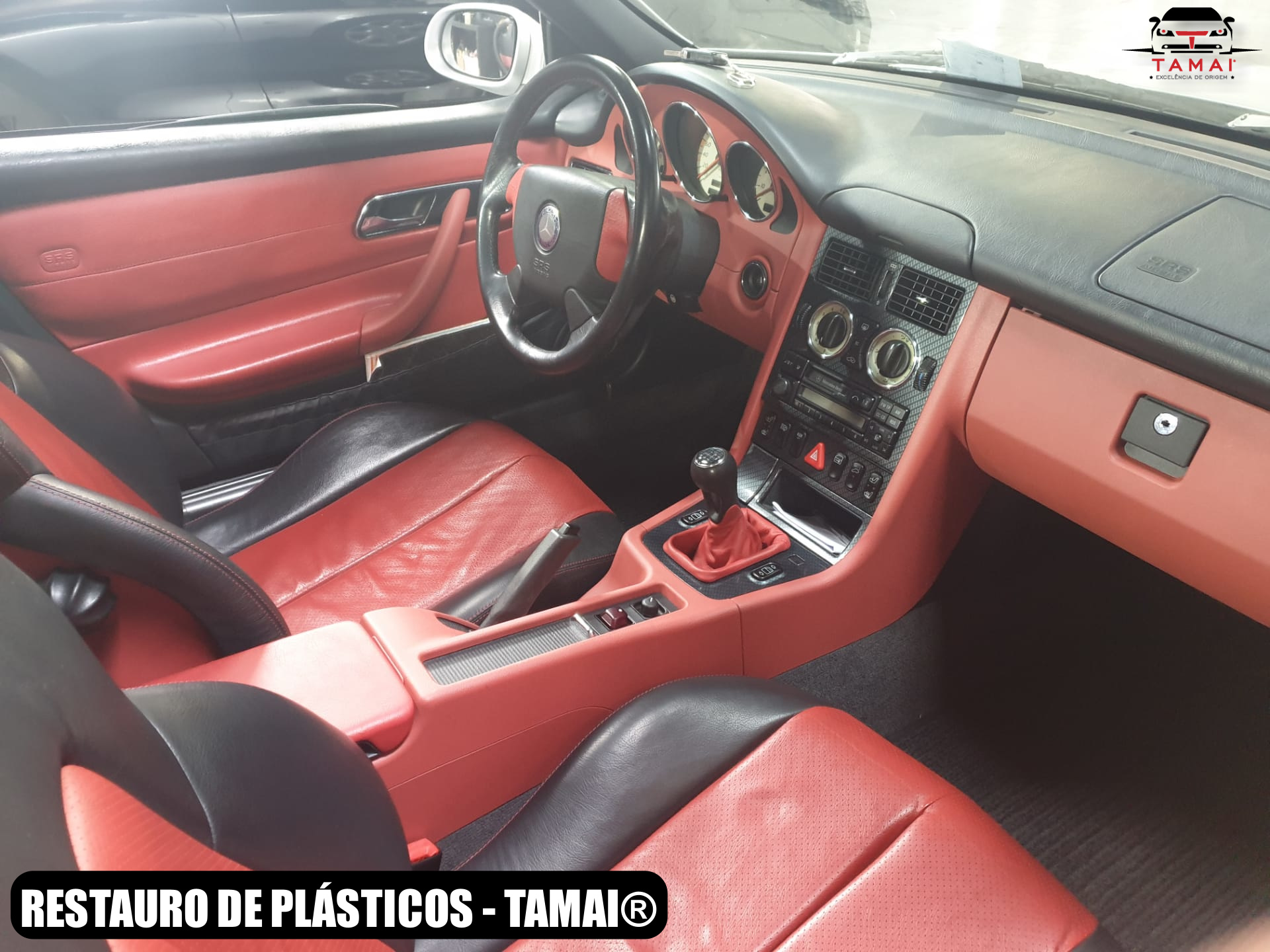 restauro de plásticos Mercedes SLK