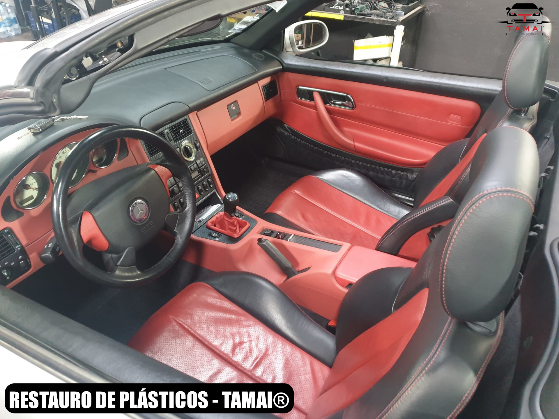 restauro de plásticos Mercedes SLK